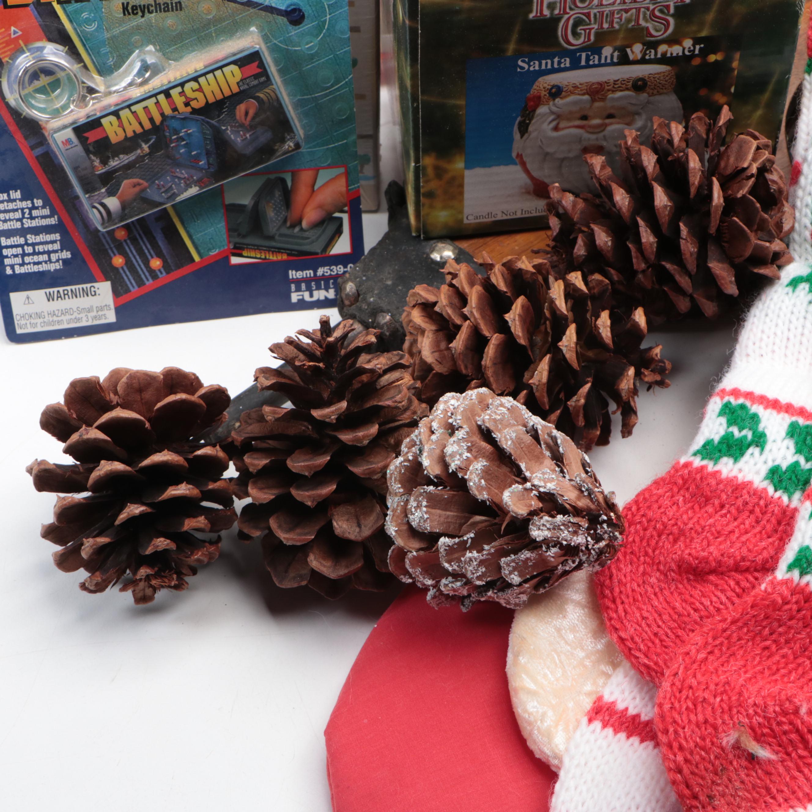 Christmas Stockings, Ornaments, Garland and More Décor