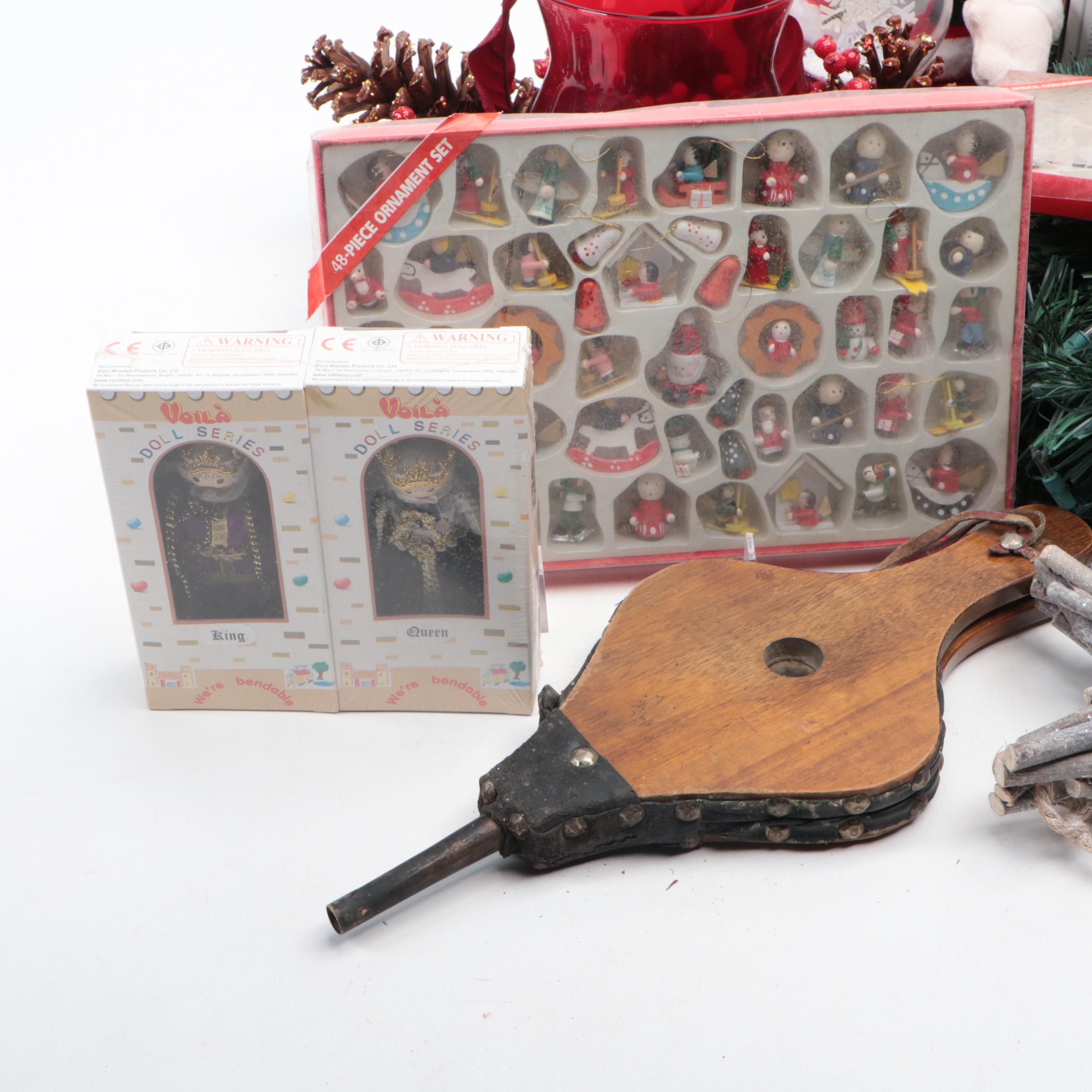 Christmas Stockings, Ornaments, Garland and More Décor