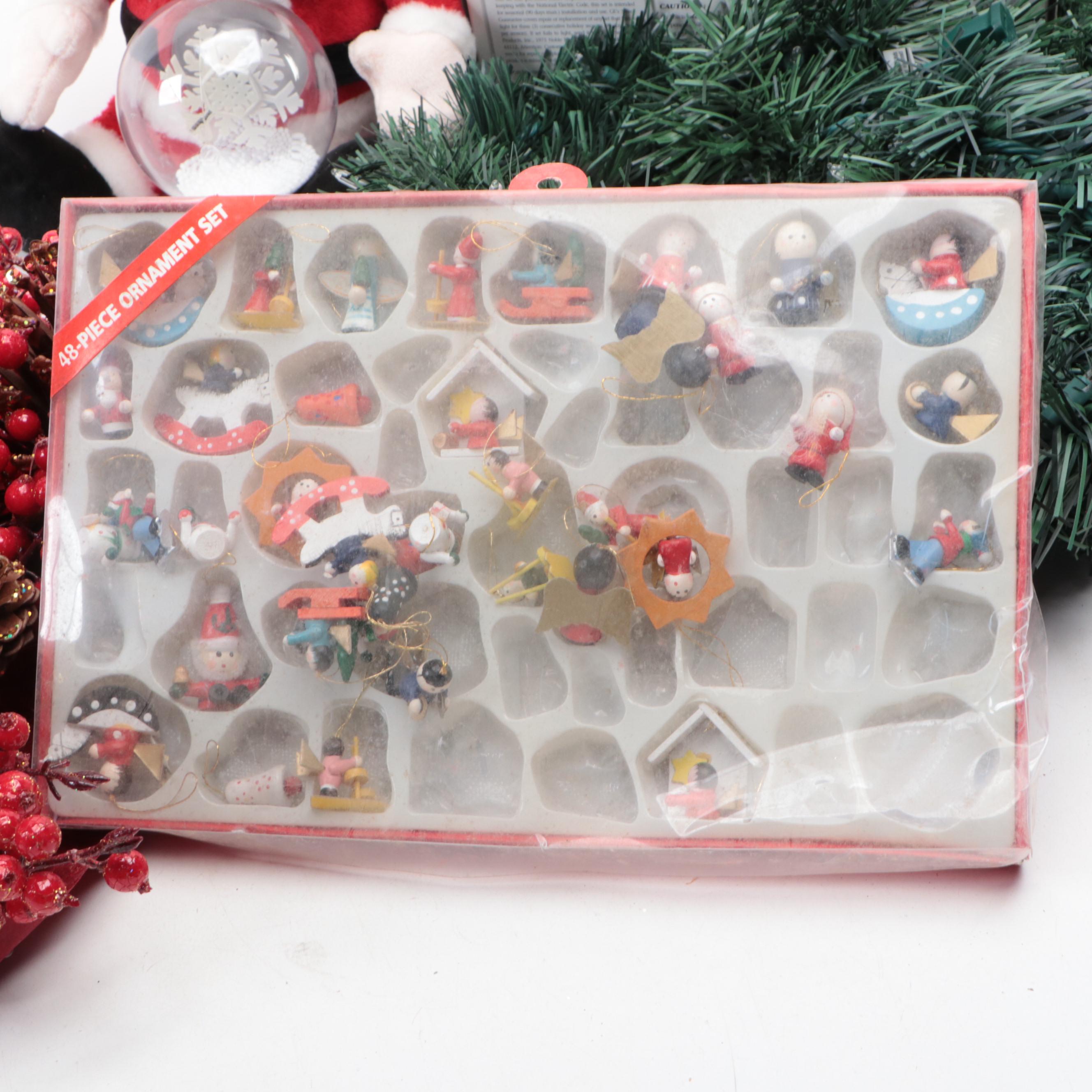 Christmas Stockings, Ornaments, Garland and More Décor