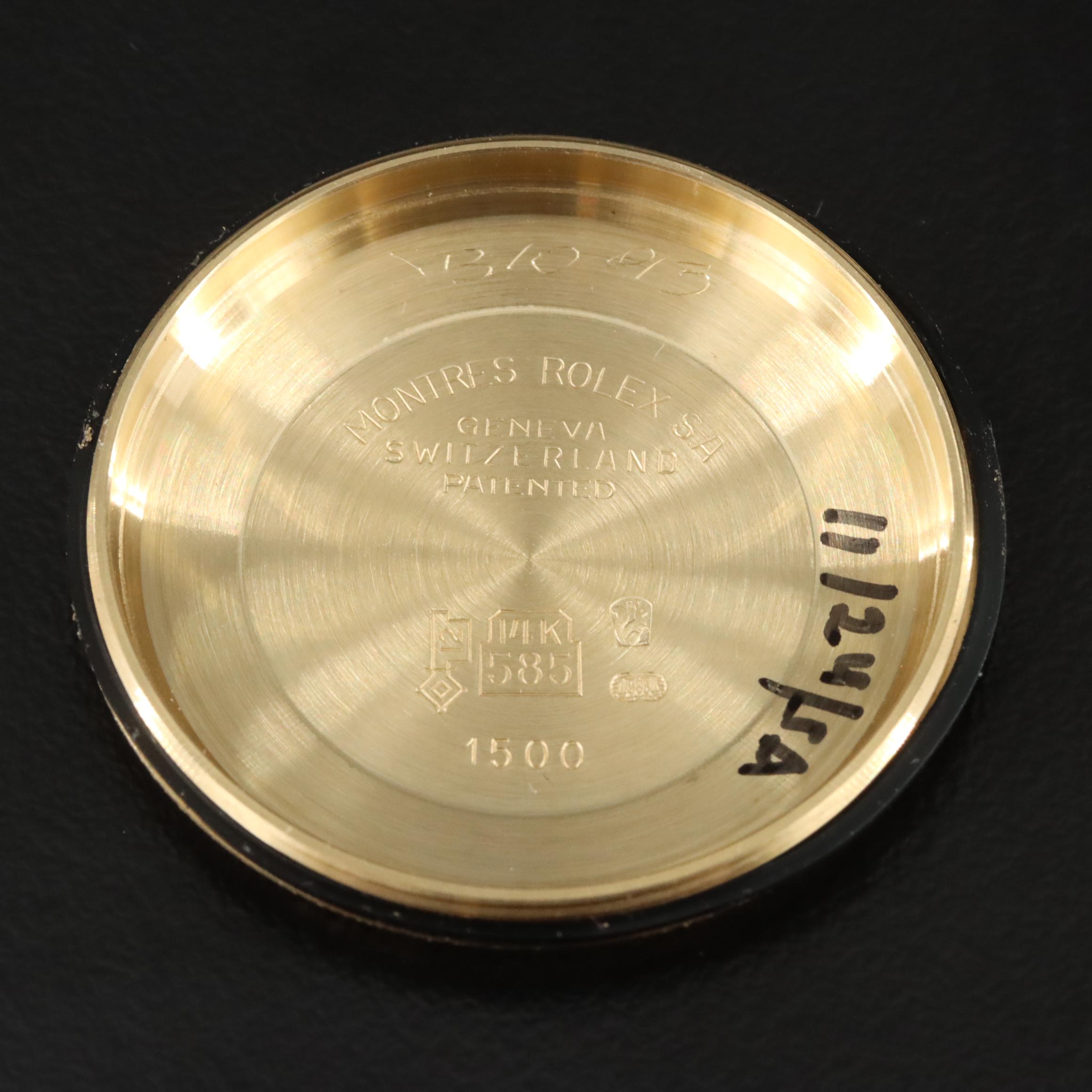 1979 Rolex Oyster Perpetual Date 14K Watch