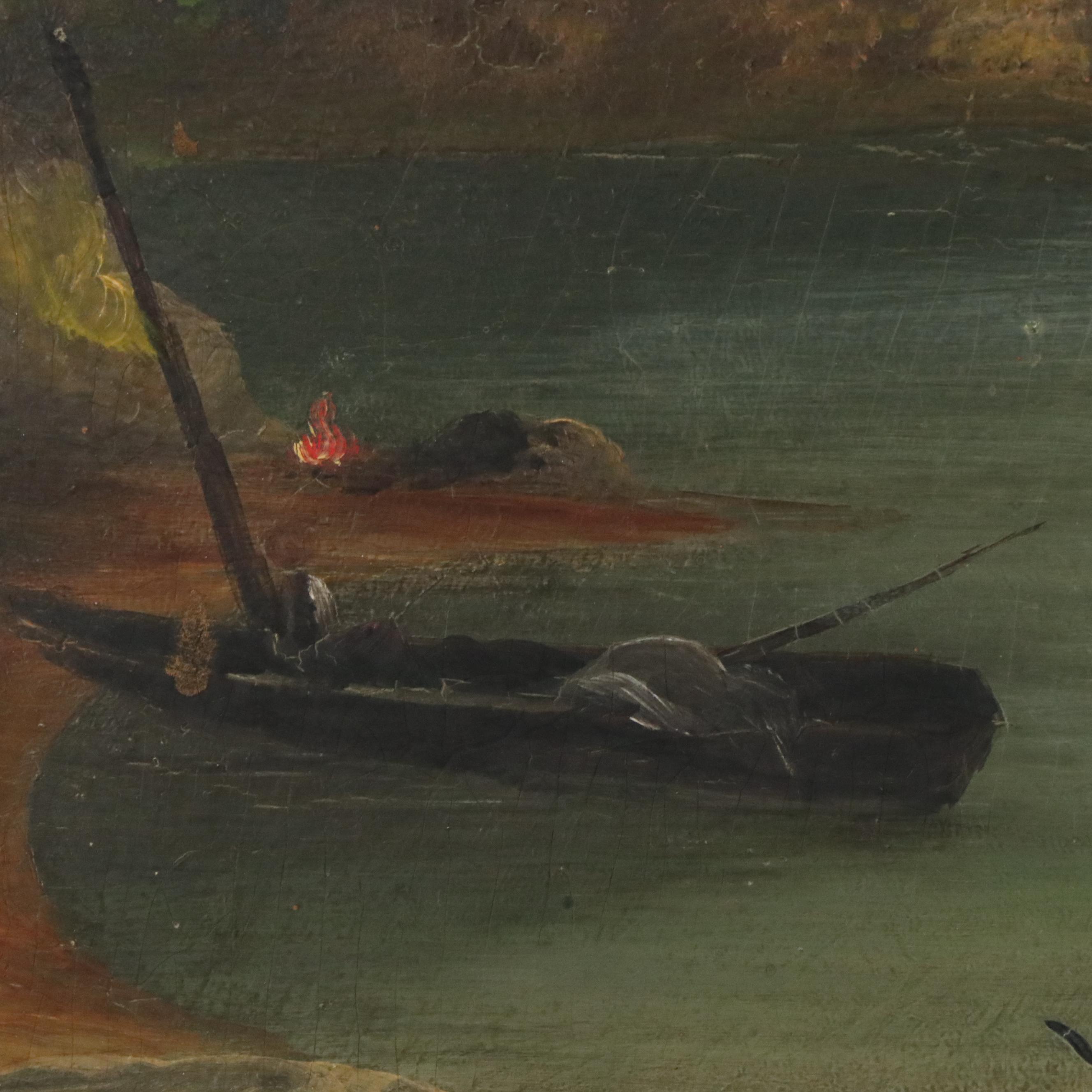 Renaissance-Inspired Oil Painting, 20th Century