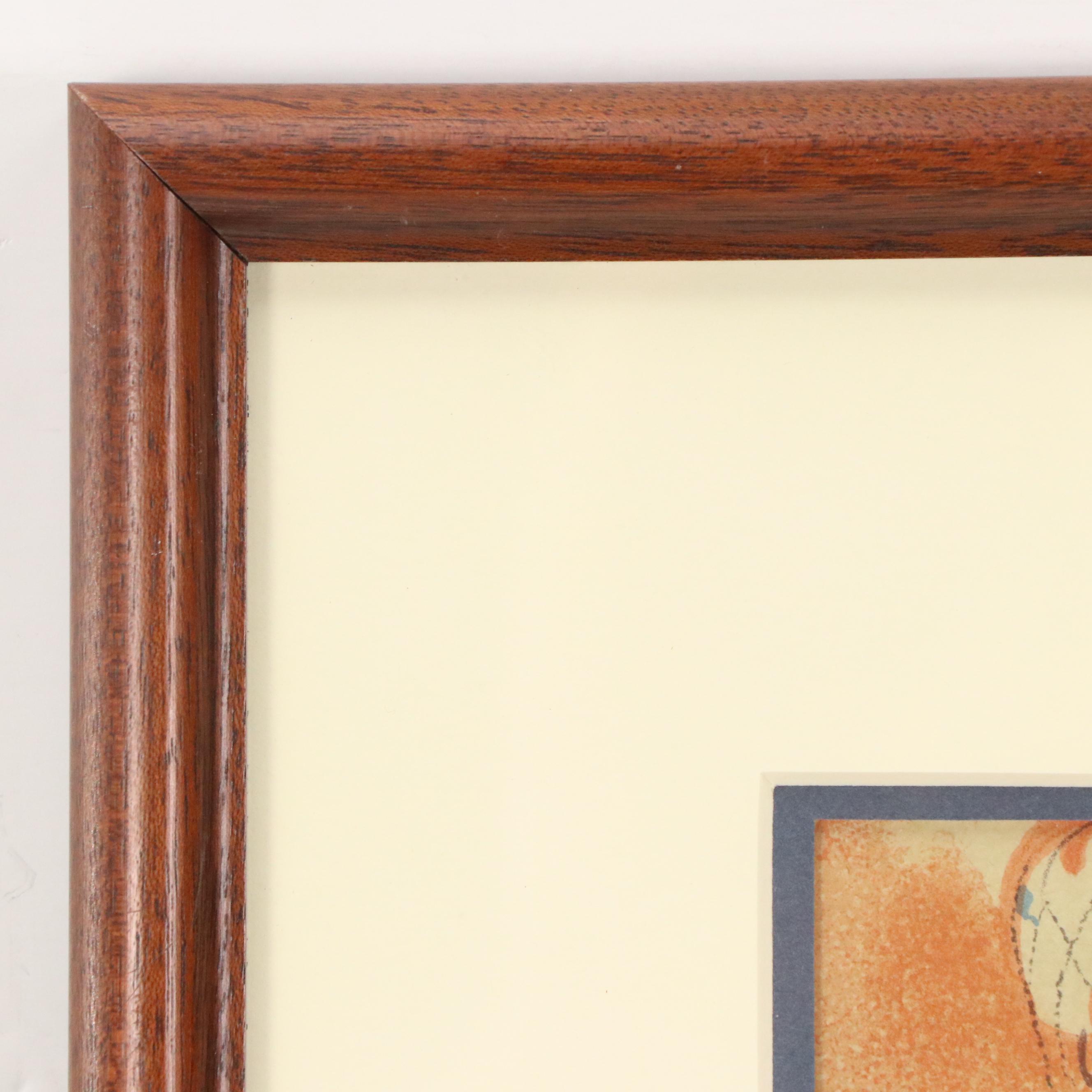 Marc Chagall Lithograph "Adam and Eve are Banished From Paradise" For "Verve"