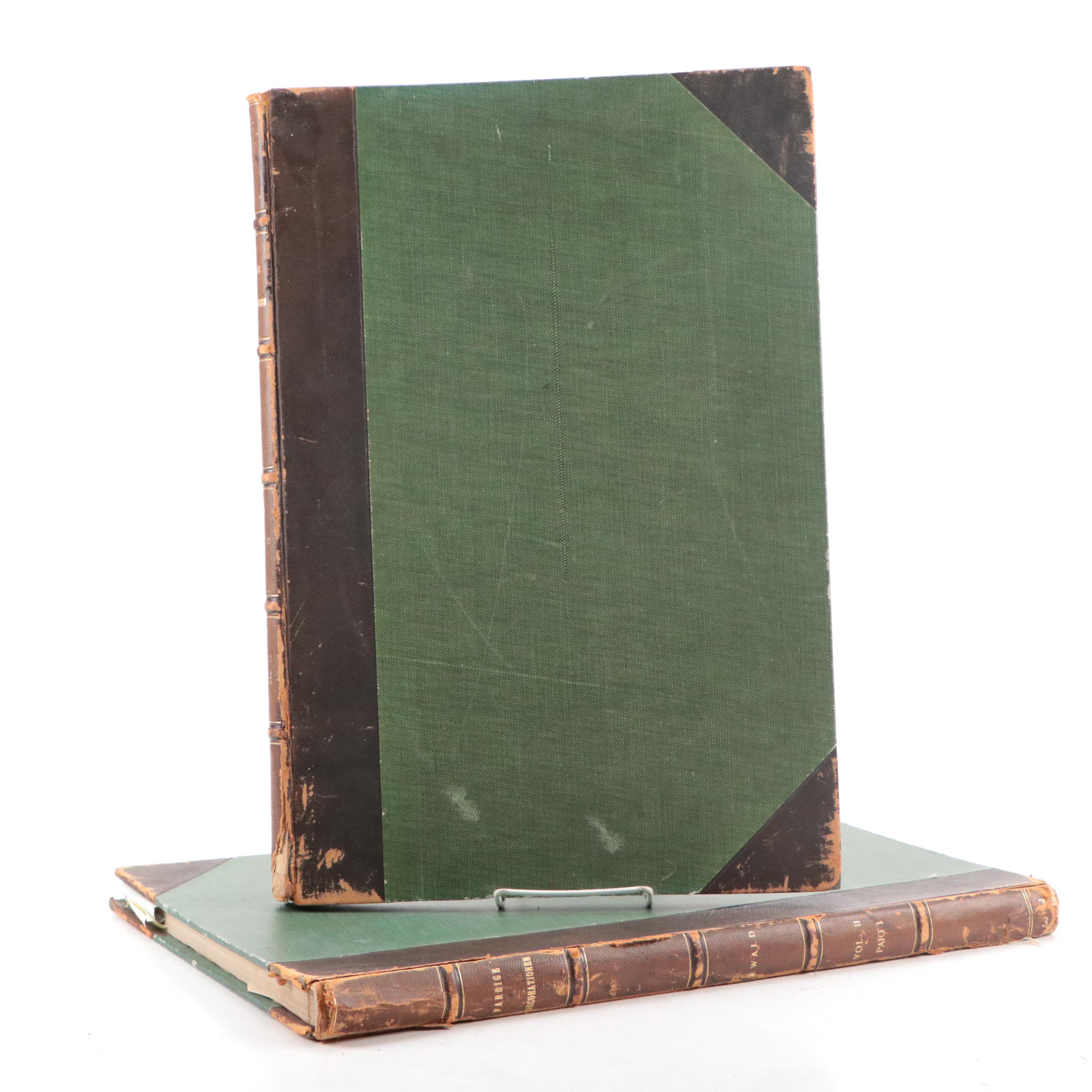 Illustrated "Farbige Decorationen" Partial Set by Ernst Ewald, Late 19th Century