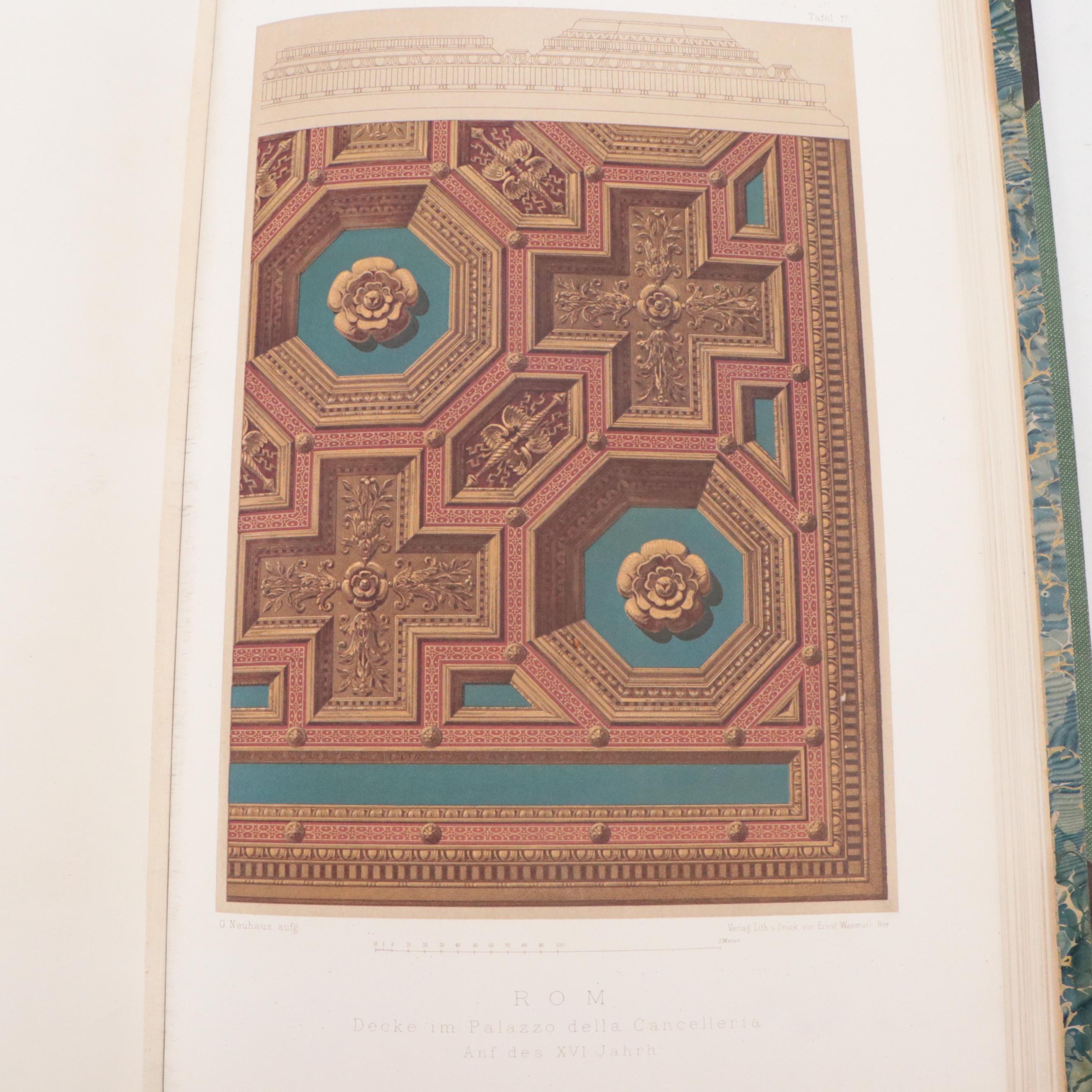 Illustrated "Farbige Decorationen" Partial Set by Ernst Ewald, Late 19th Century