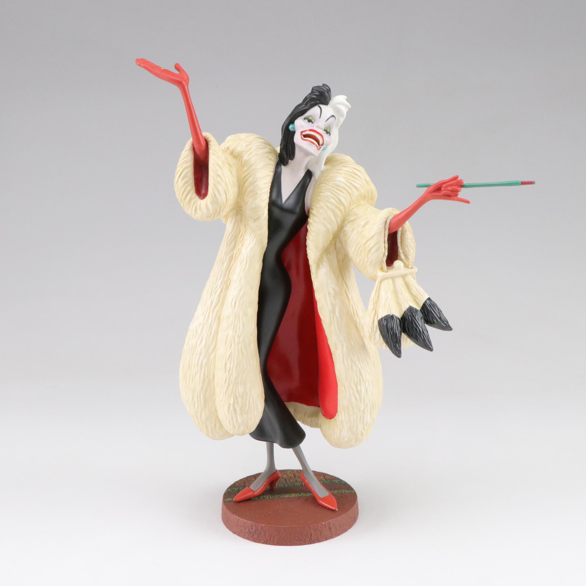 Disney Classics Collection "Cruella De Vil" Porcelain Statue