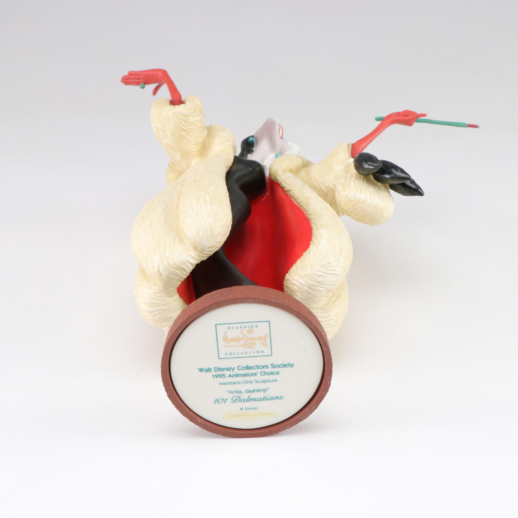 Disney Classics Collection "Cruella De Vil" Porcelain Statue