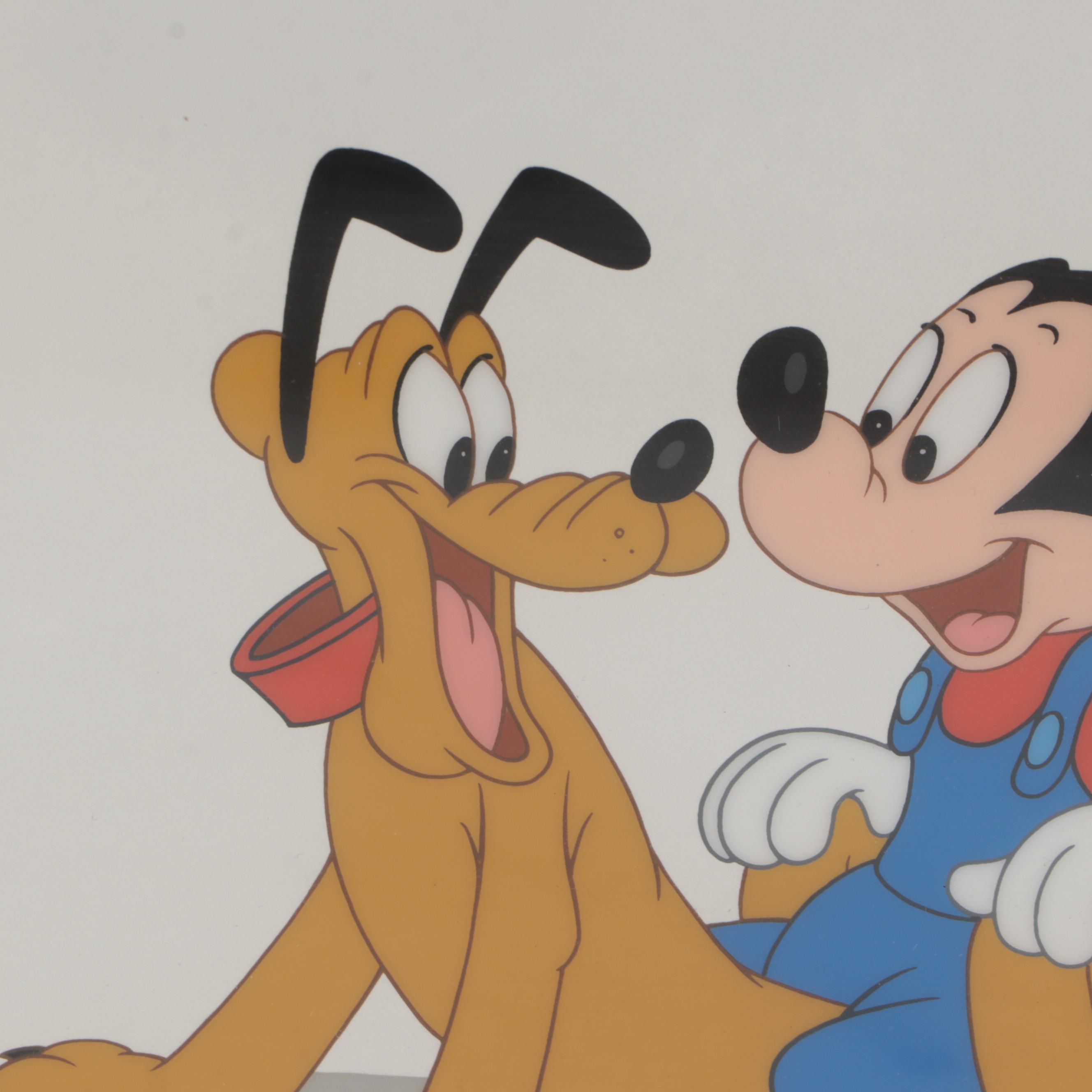 Walt Disney "Mickey Down Under" Limited Edition Sericel with Figurine