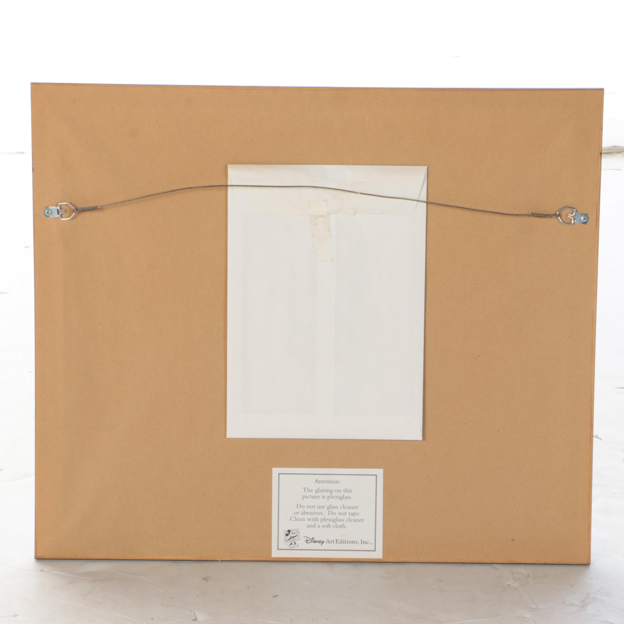 Walt Disney "Mickey Down Under" Limited Edition Sericel with Figurine