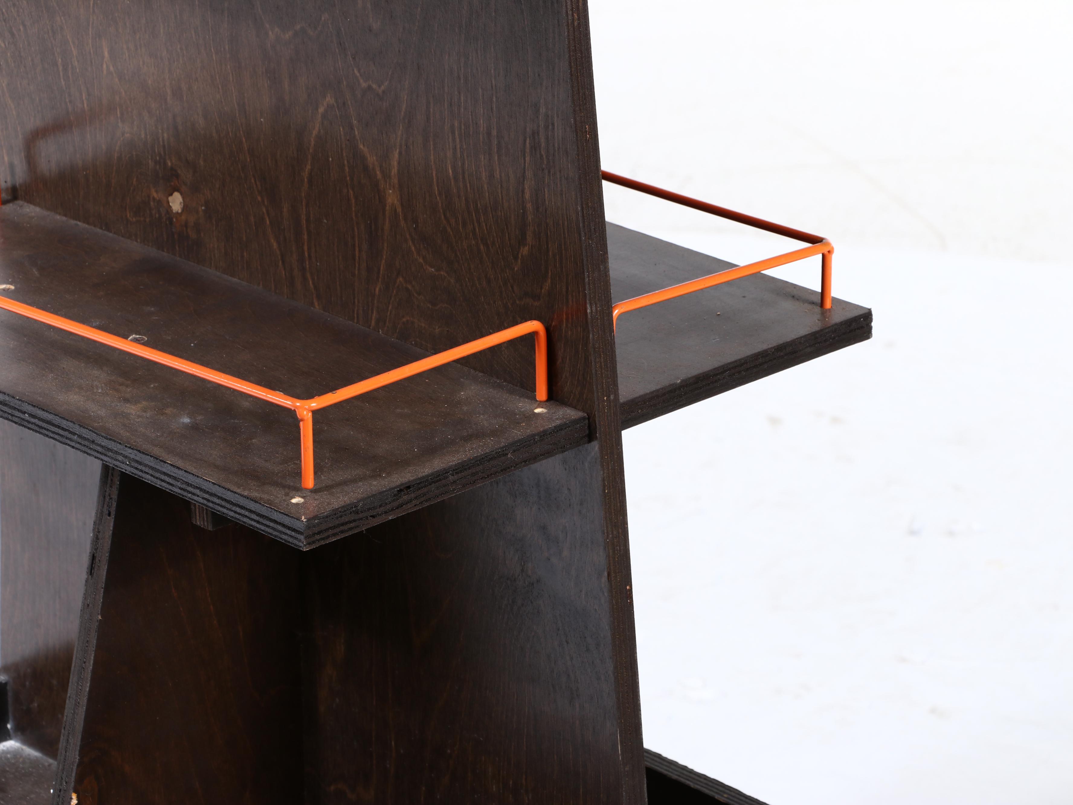 "Big House Bourbon" Laminate Double-Sided Retail Display Rack