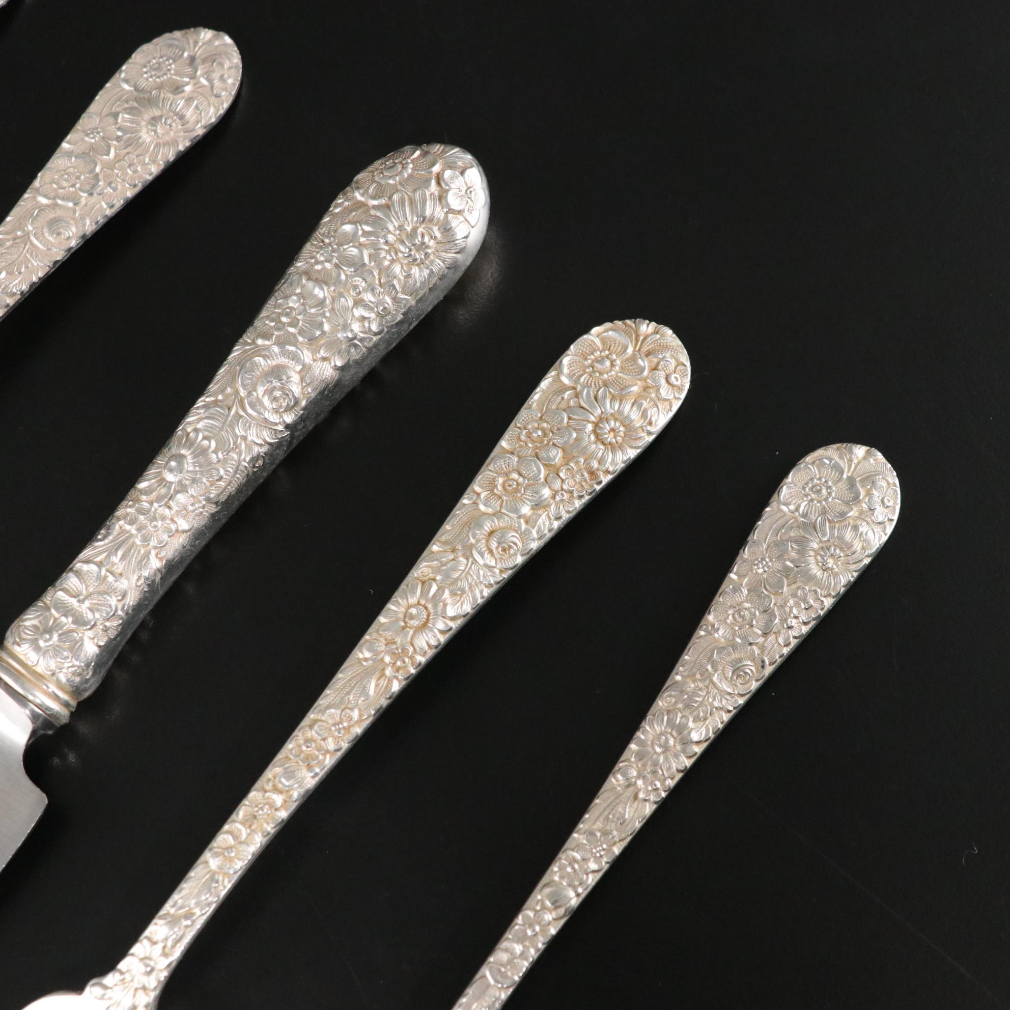 Alvin "Bridal Bouquet" Sterling Silver Flatware