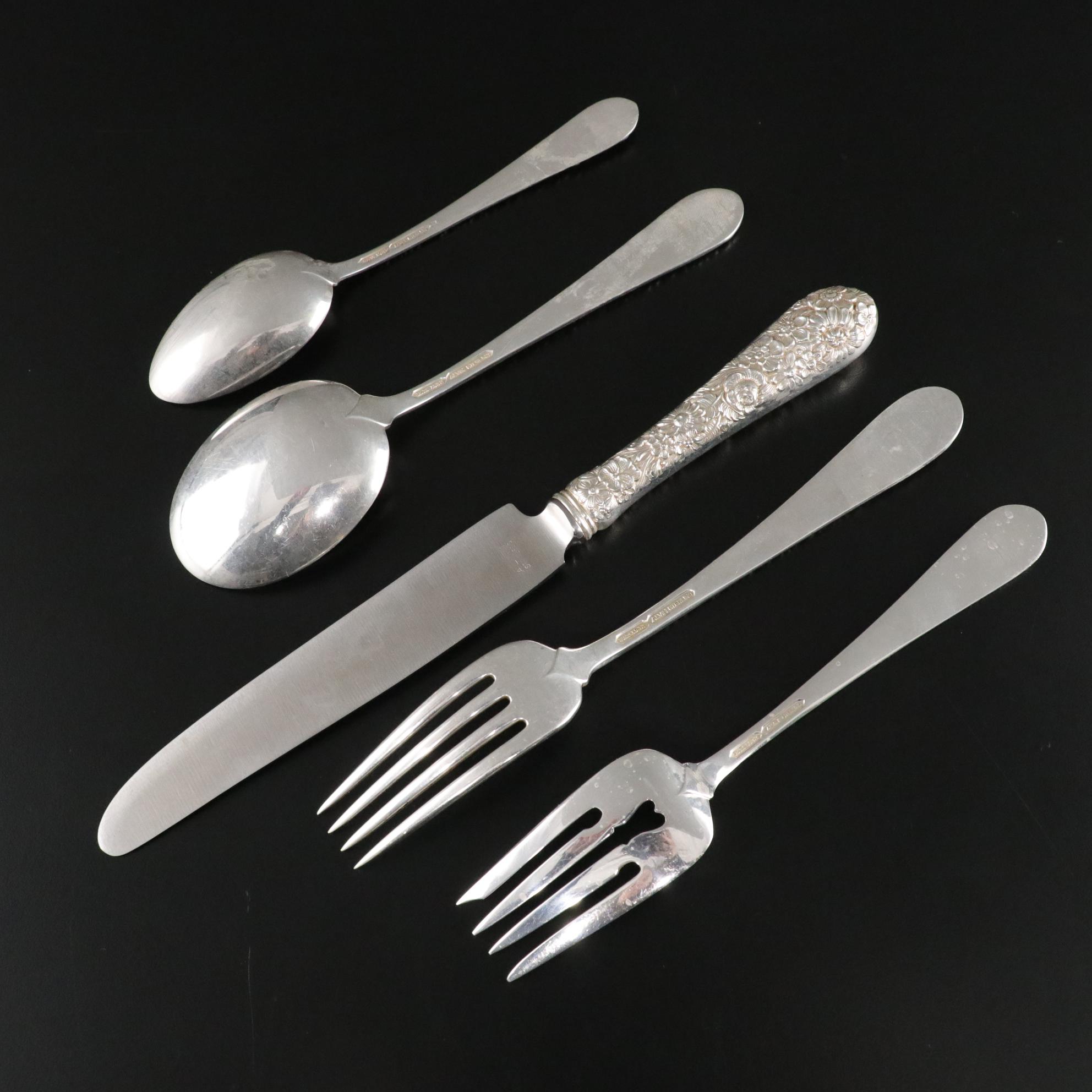 Alvin "Bridal Bouquet" Sterling Silver Flatware