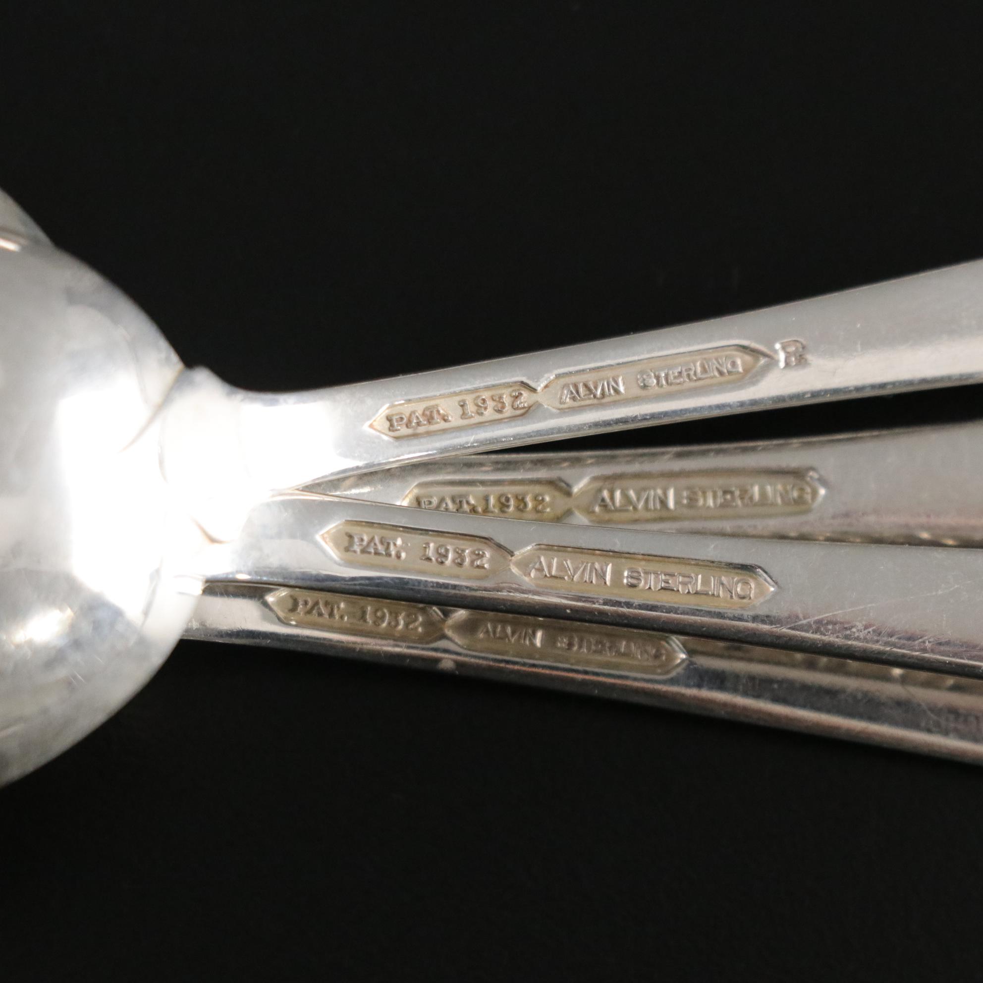 Alvin "Bridal Bouquet" Sterling Silver Flatware