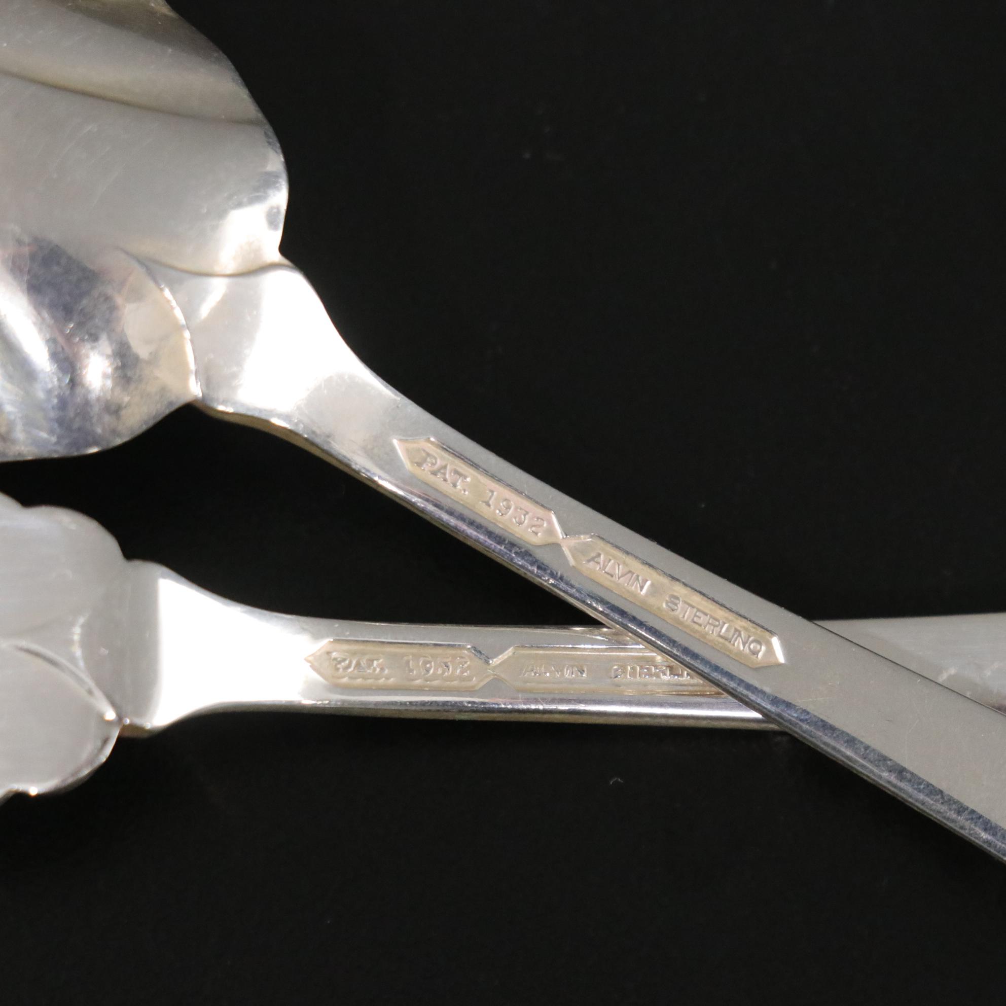 Alvin "Bridal Bouquet" Sterling Silver Flatware