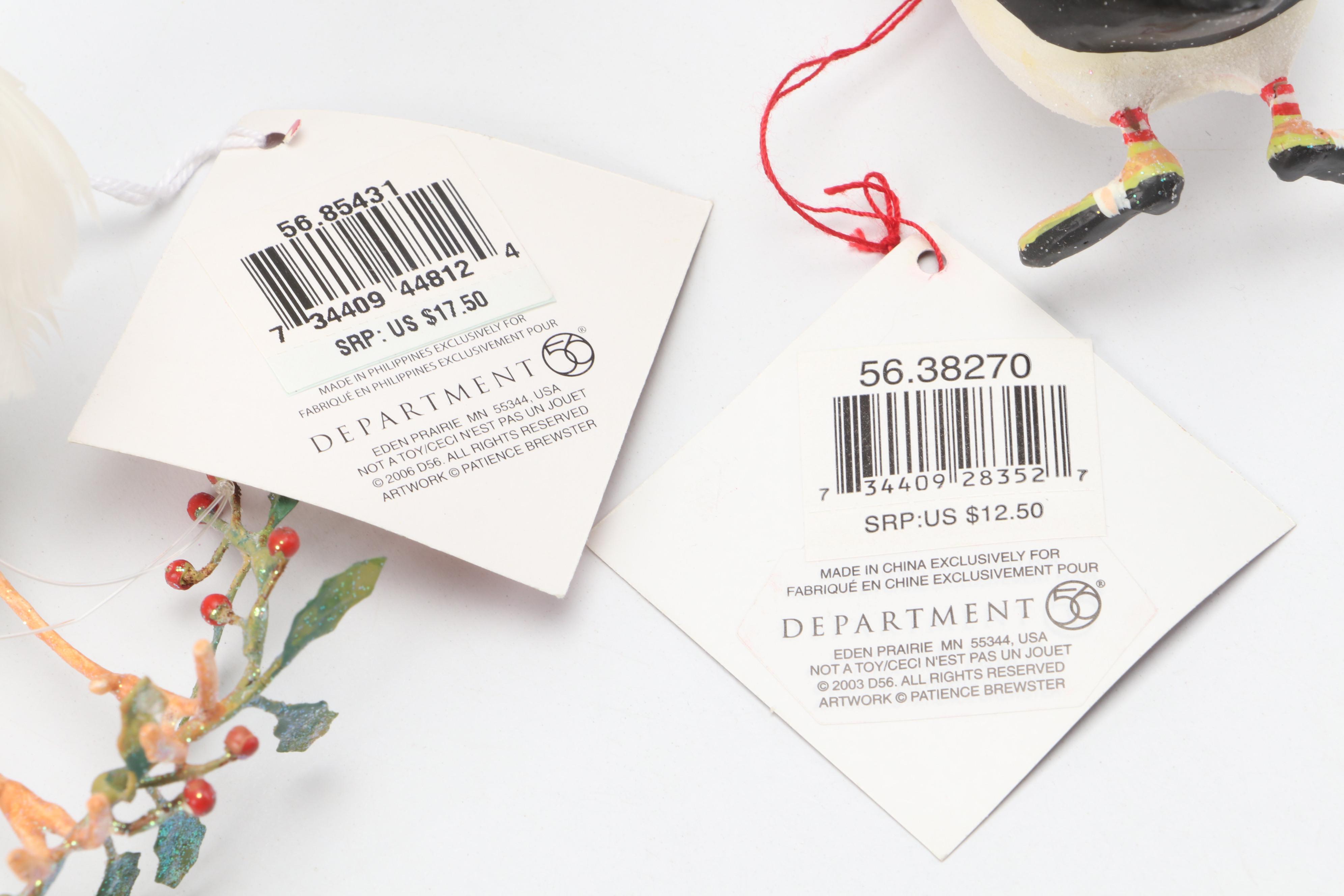 Department 56 Patience Brewster Christmas Krinkles Figurines