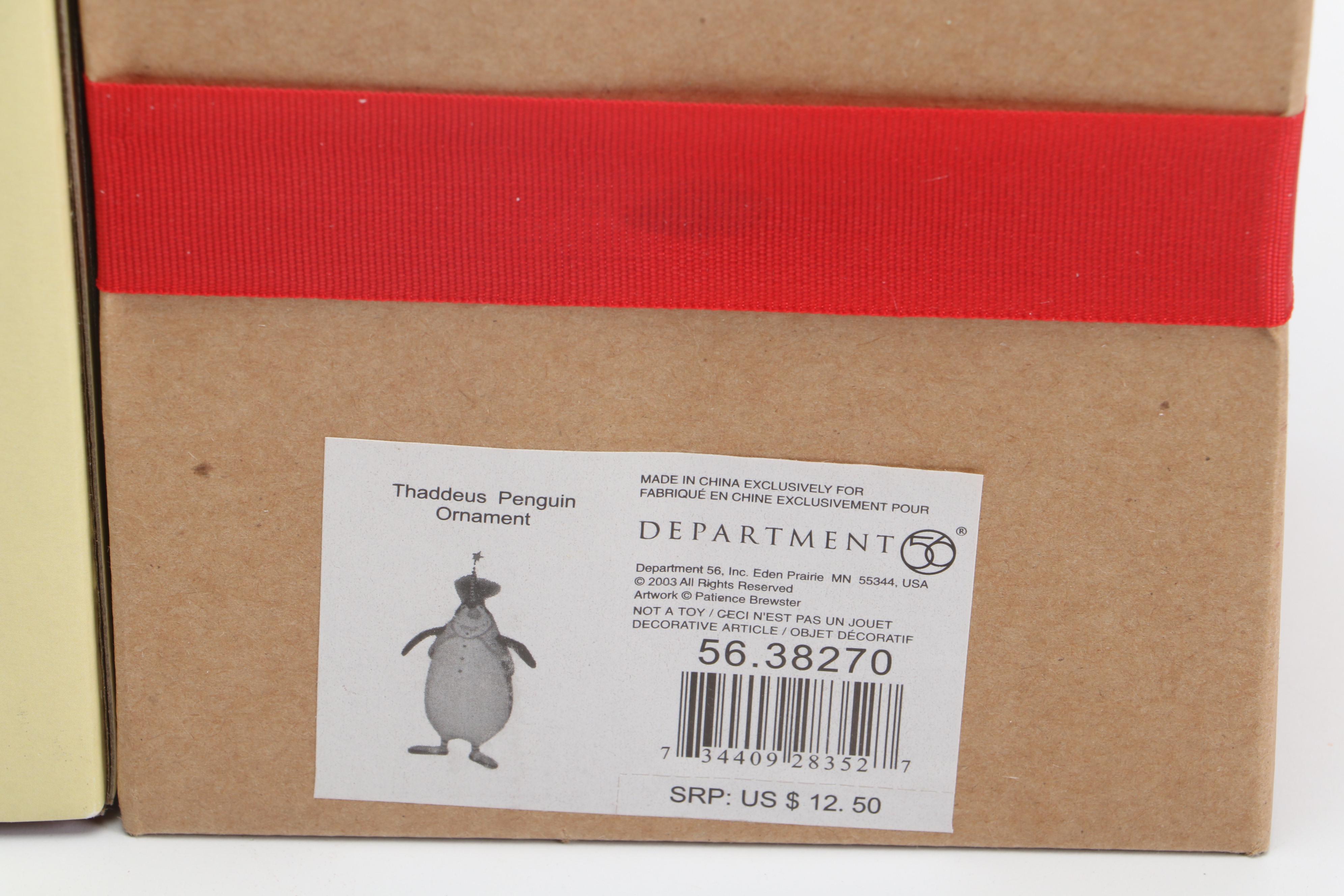 Department 56 Patience Brewster Christmas Krinkles Figurines