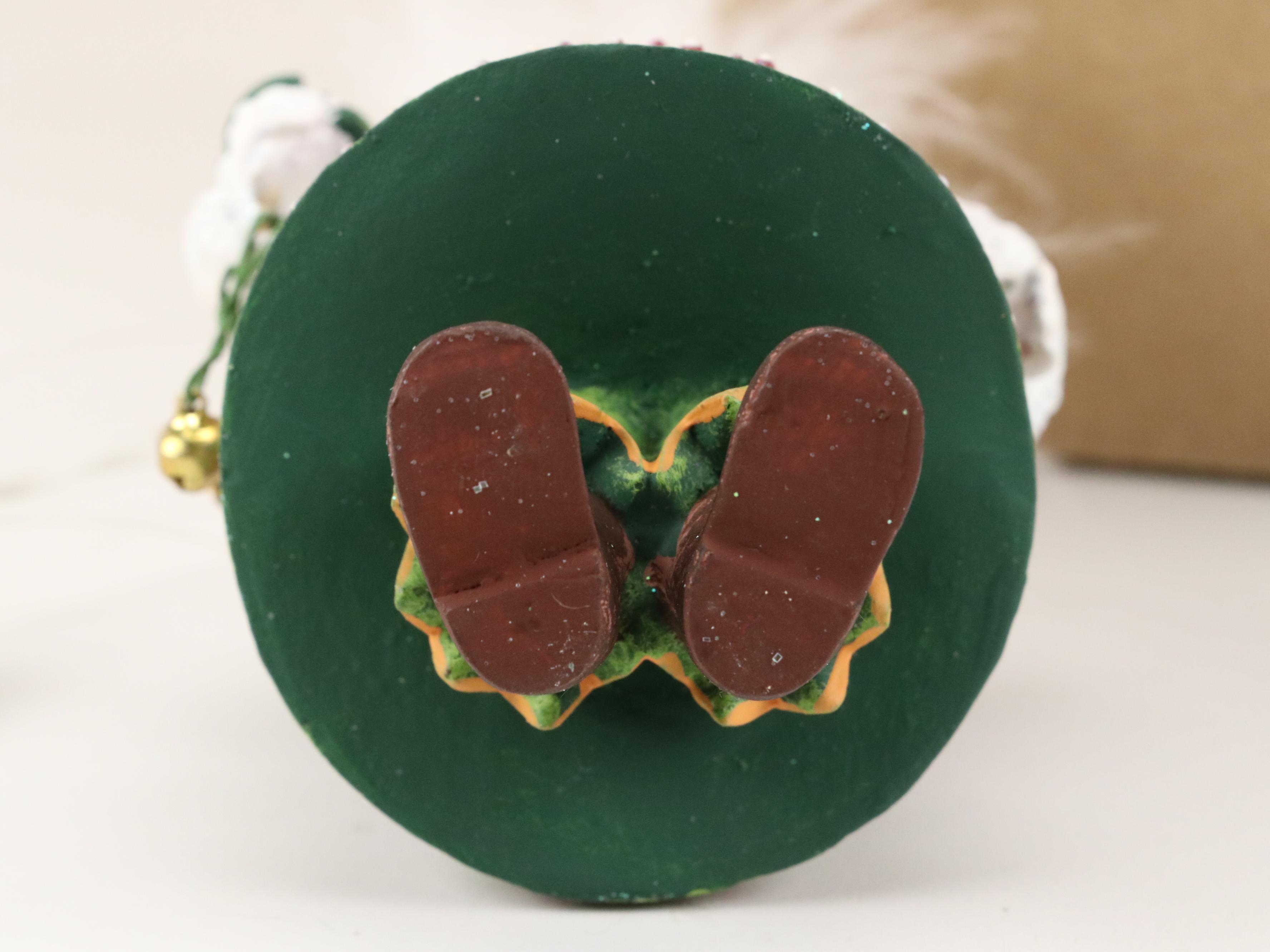 Krinkles by Patience Brewster "Dash Away" Santa and Reindeer Figurines