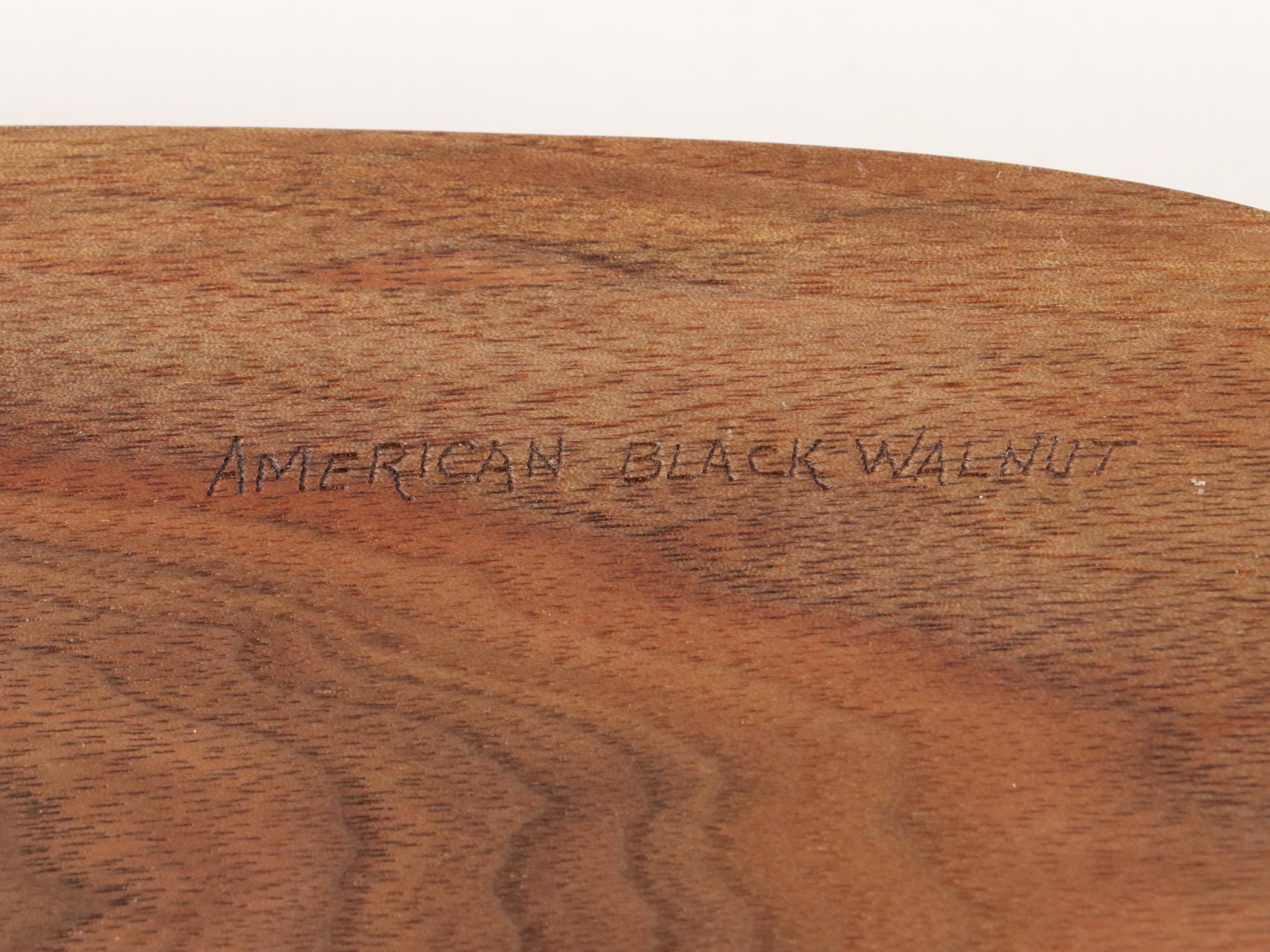 Cox Colin Custom Handmade Black Widow Knife Set in Walnut Display Case
