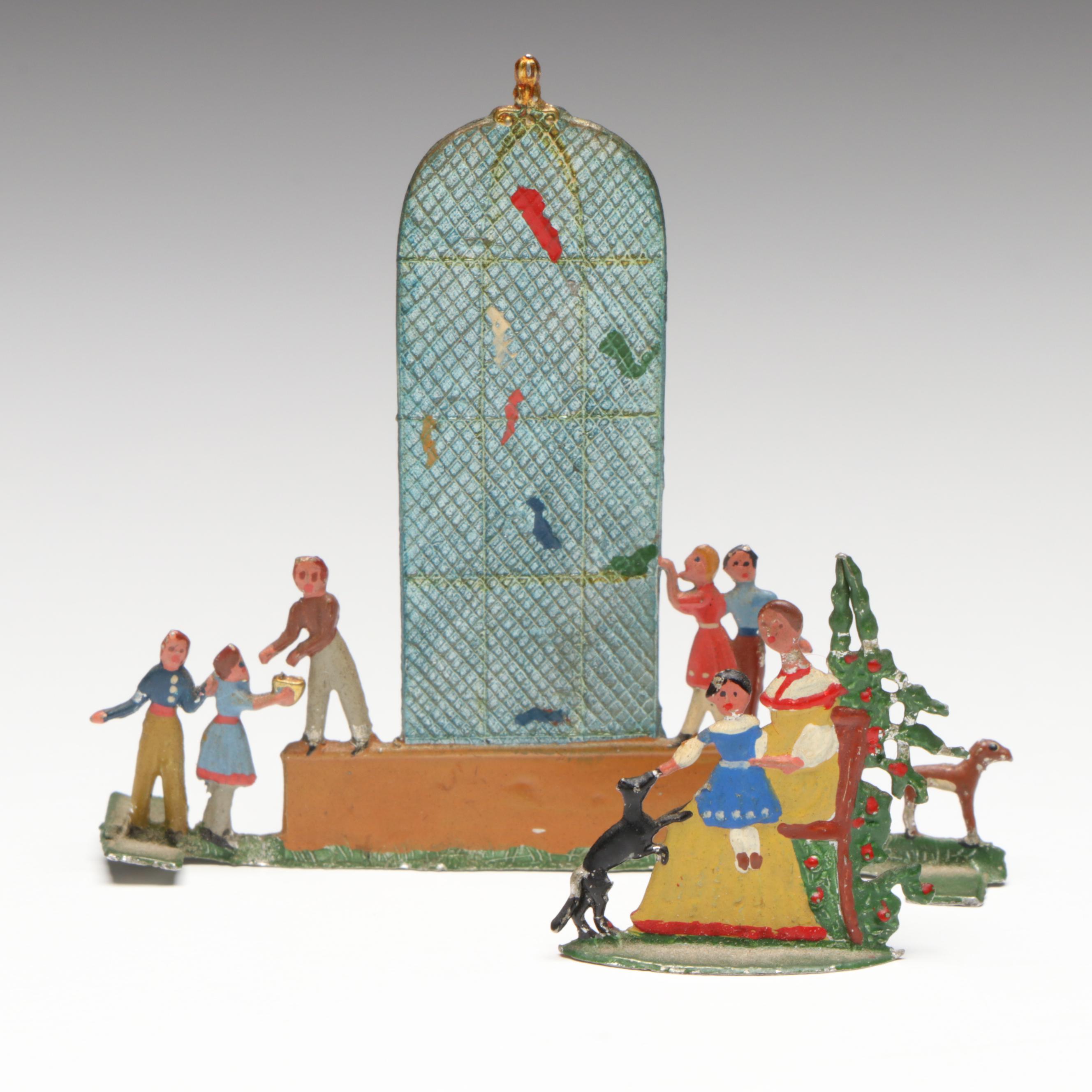 Wilhelm Schweizer Enameled Pewter Figurines