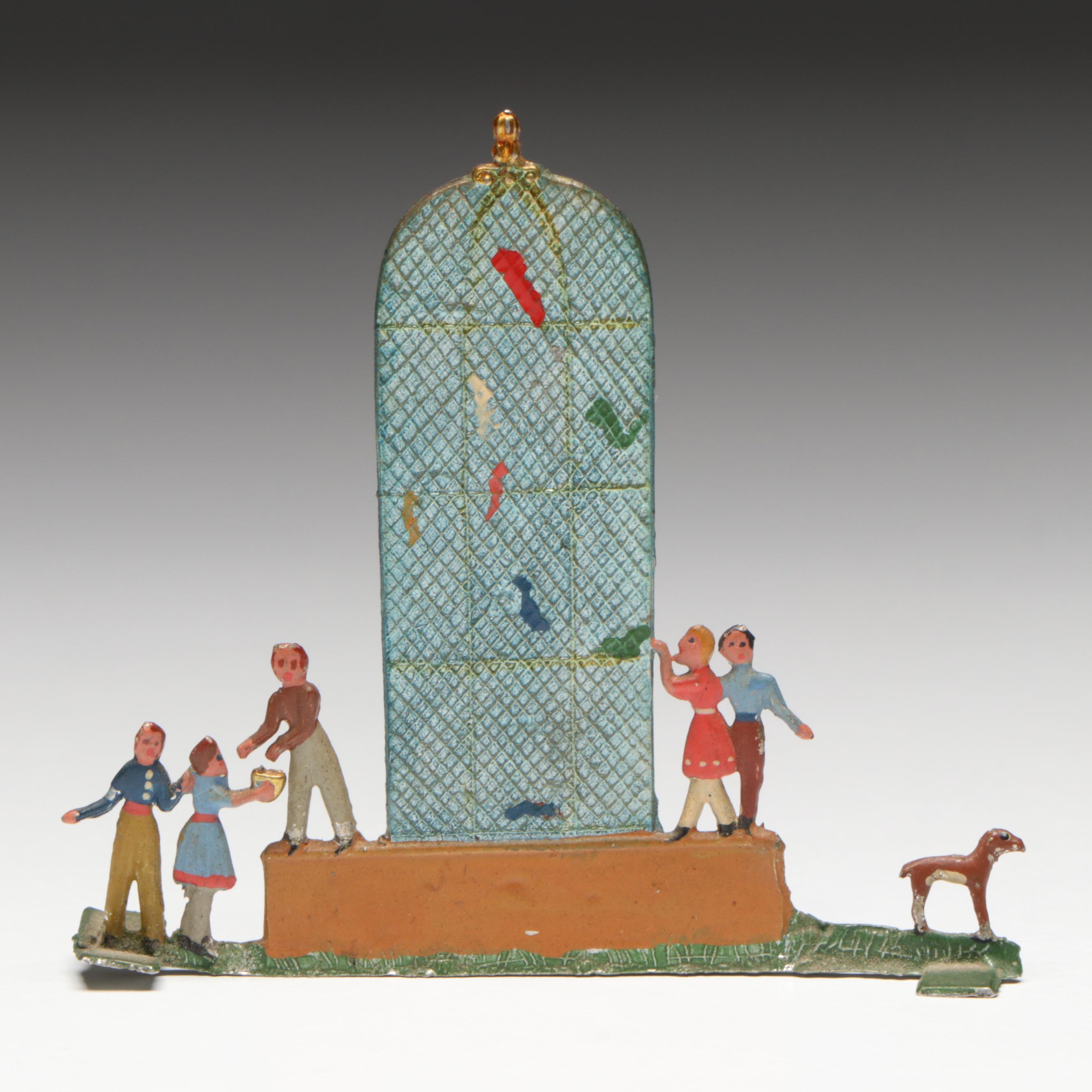 Wilhelm Schweizer Enameled Pewter Figurines