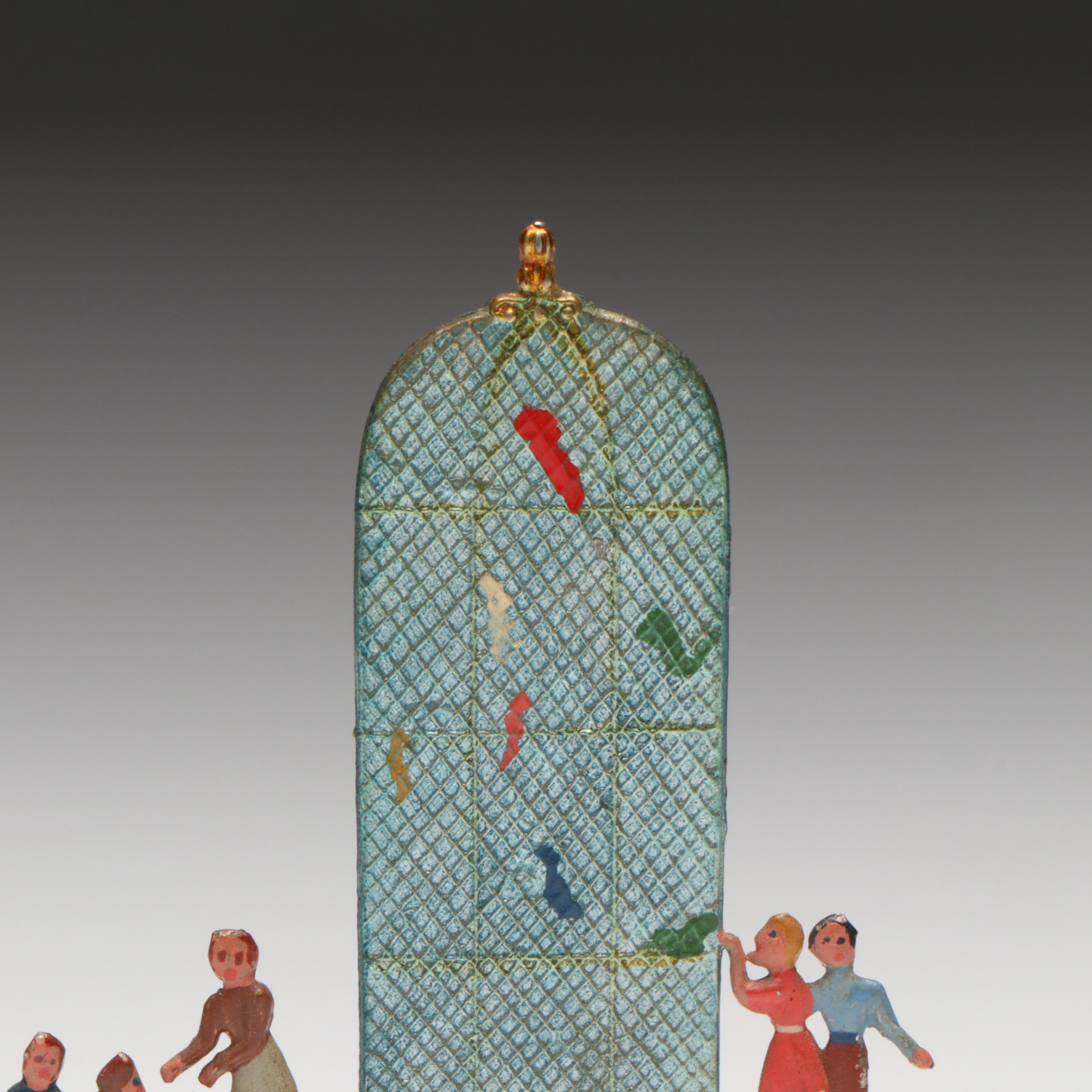 Wilhelm Schweizer Enameled Pewter Figurines