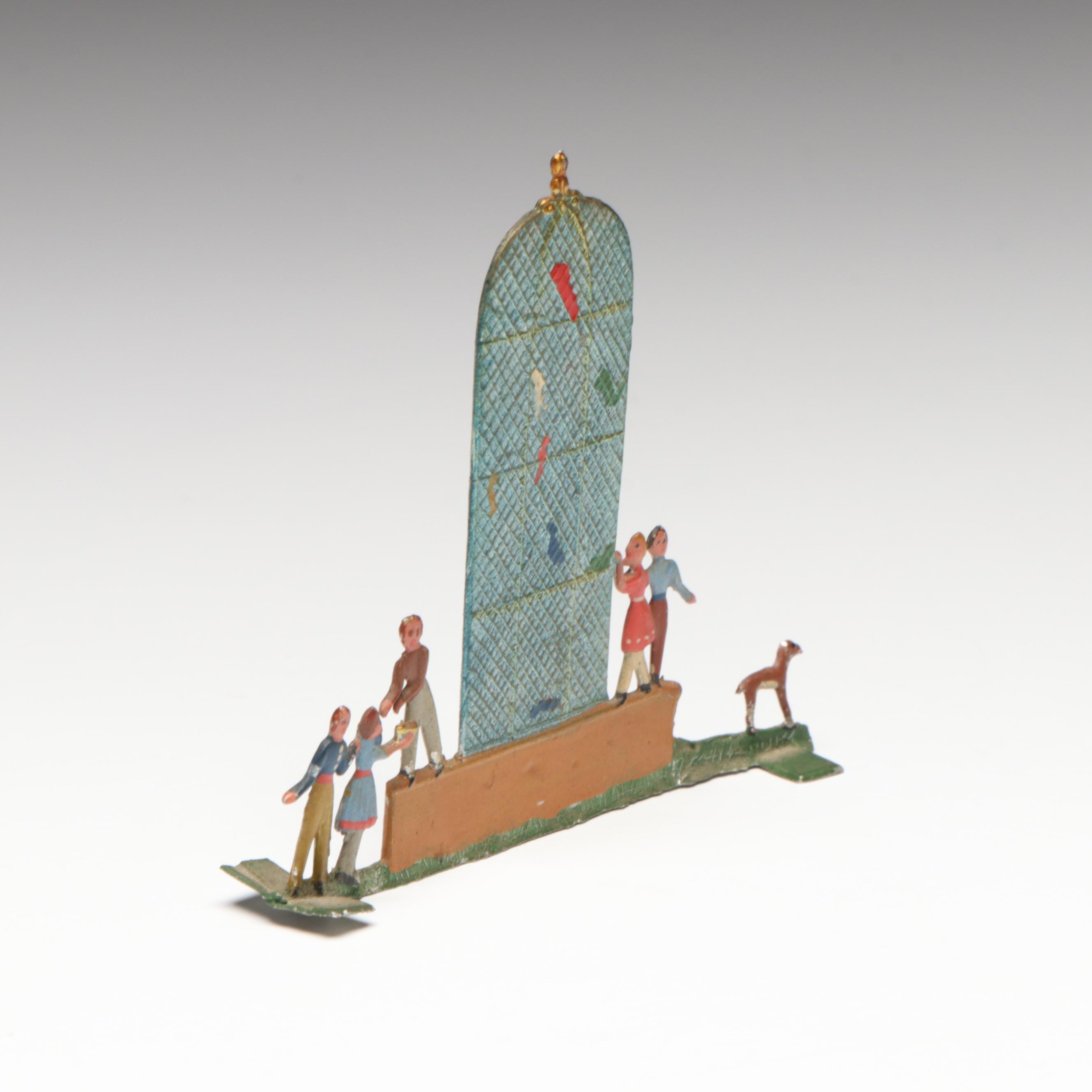 Wilhelm Schweizer Enameled Pewter Figurines