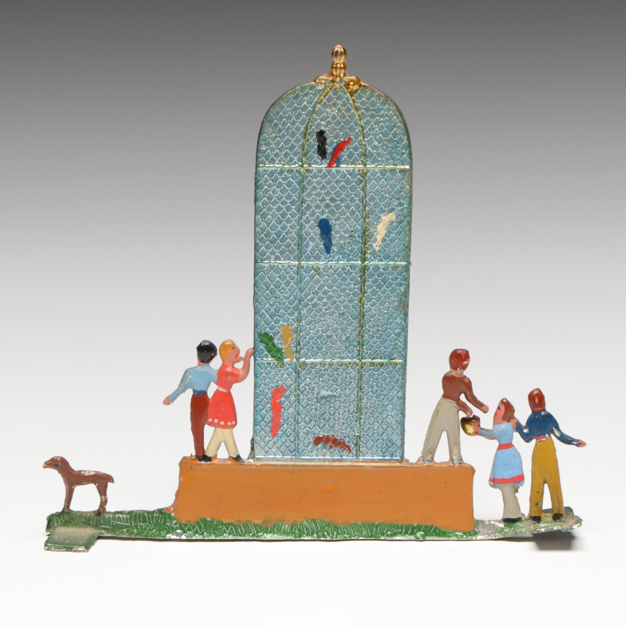 Wilhelm Schweizer Enameled Pewter Figurines