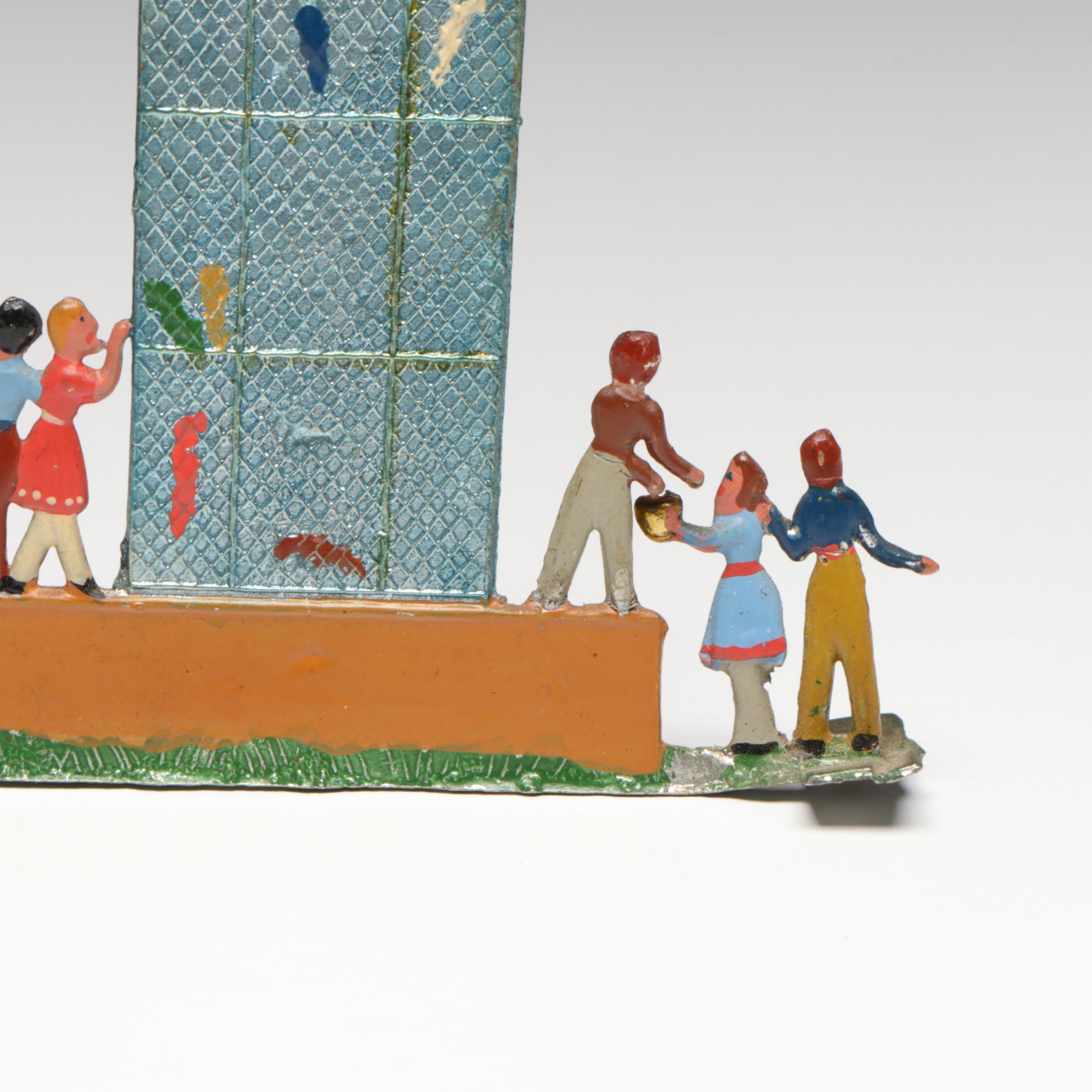 Wilhelm Schweizer Enameled Pewter Figurines