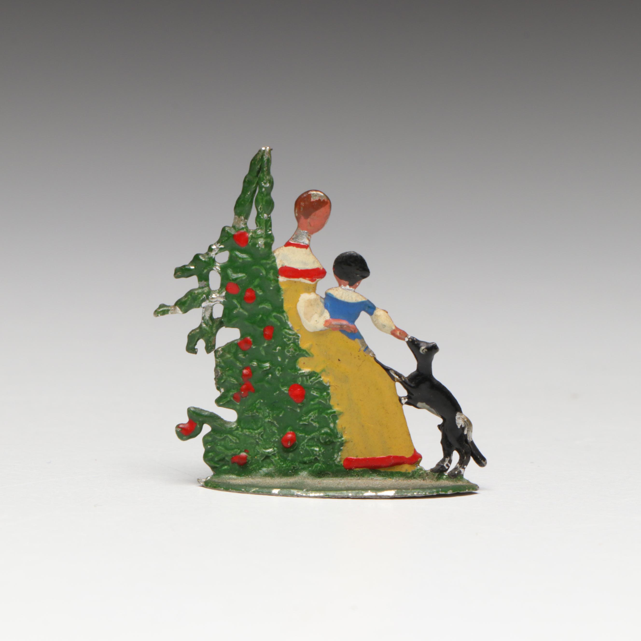 Wilhelm Schweizer Enameled Pewter Figurines