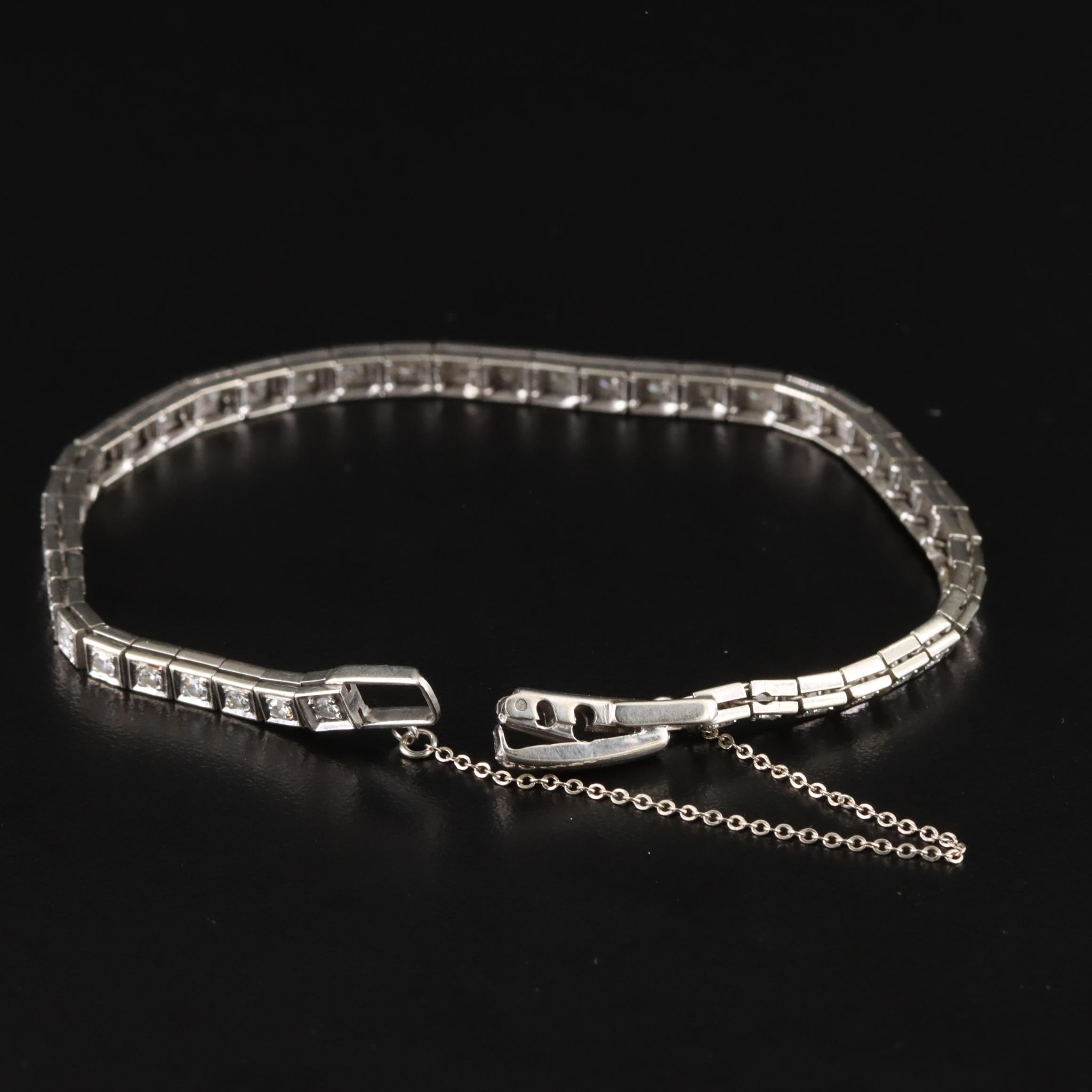 14K 1.10 CTW Diamond Line Bracelet