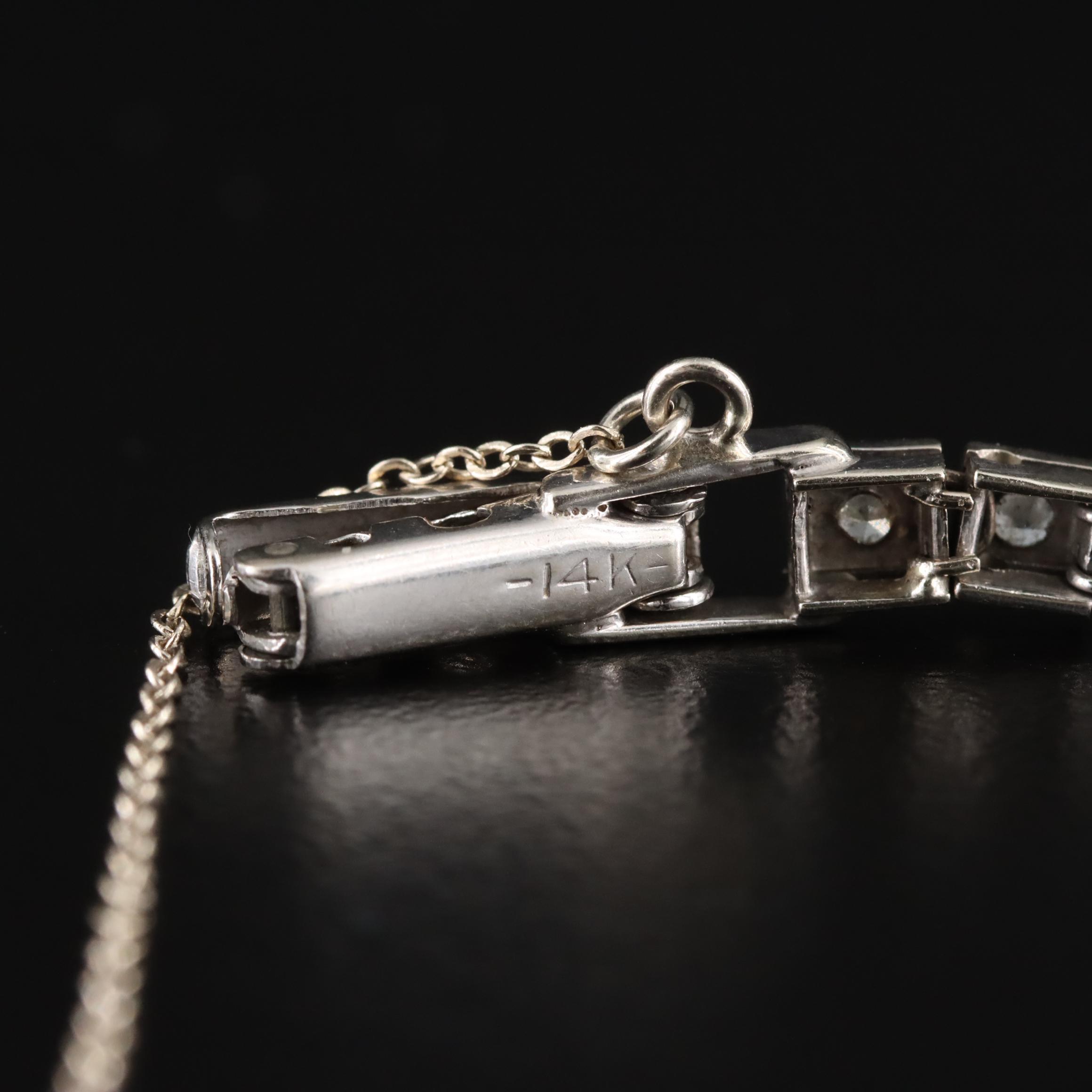 14K 1.10 CTW Diamond Line Bracelet