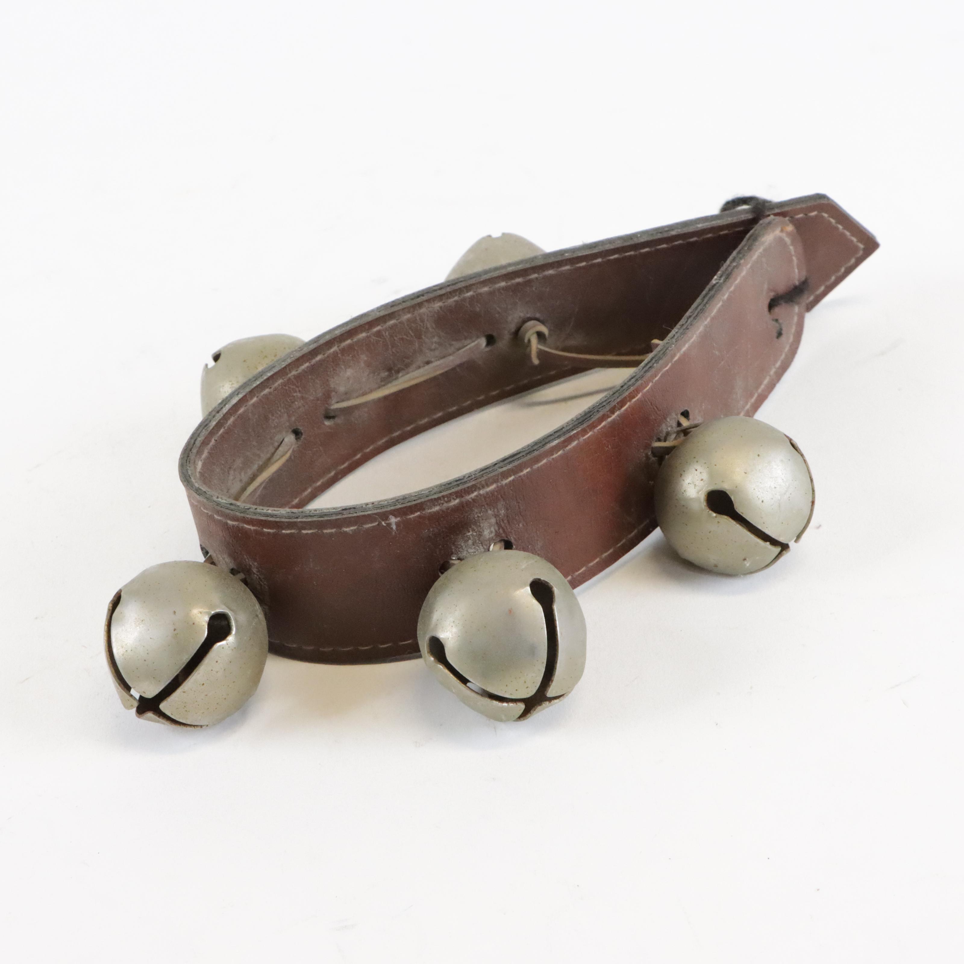 Sleigh Bells and Large Metal Bell with Engraved Owl