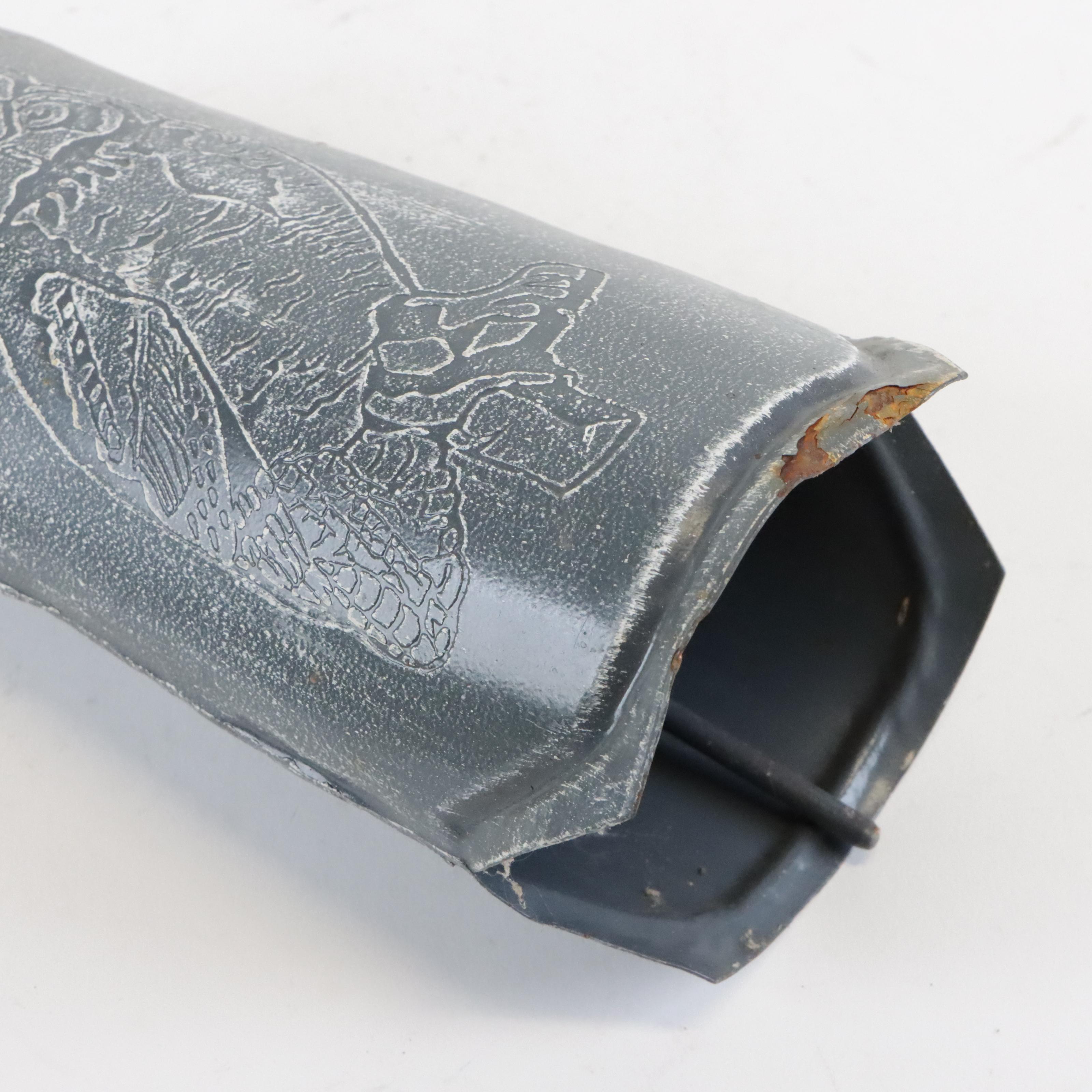 Sleigh Bells and Large Metal Bell with Engraved Owl