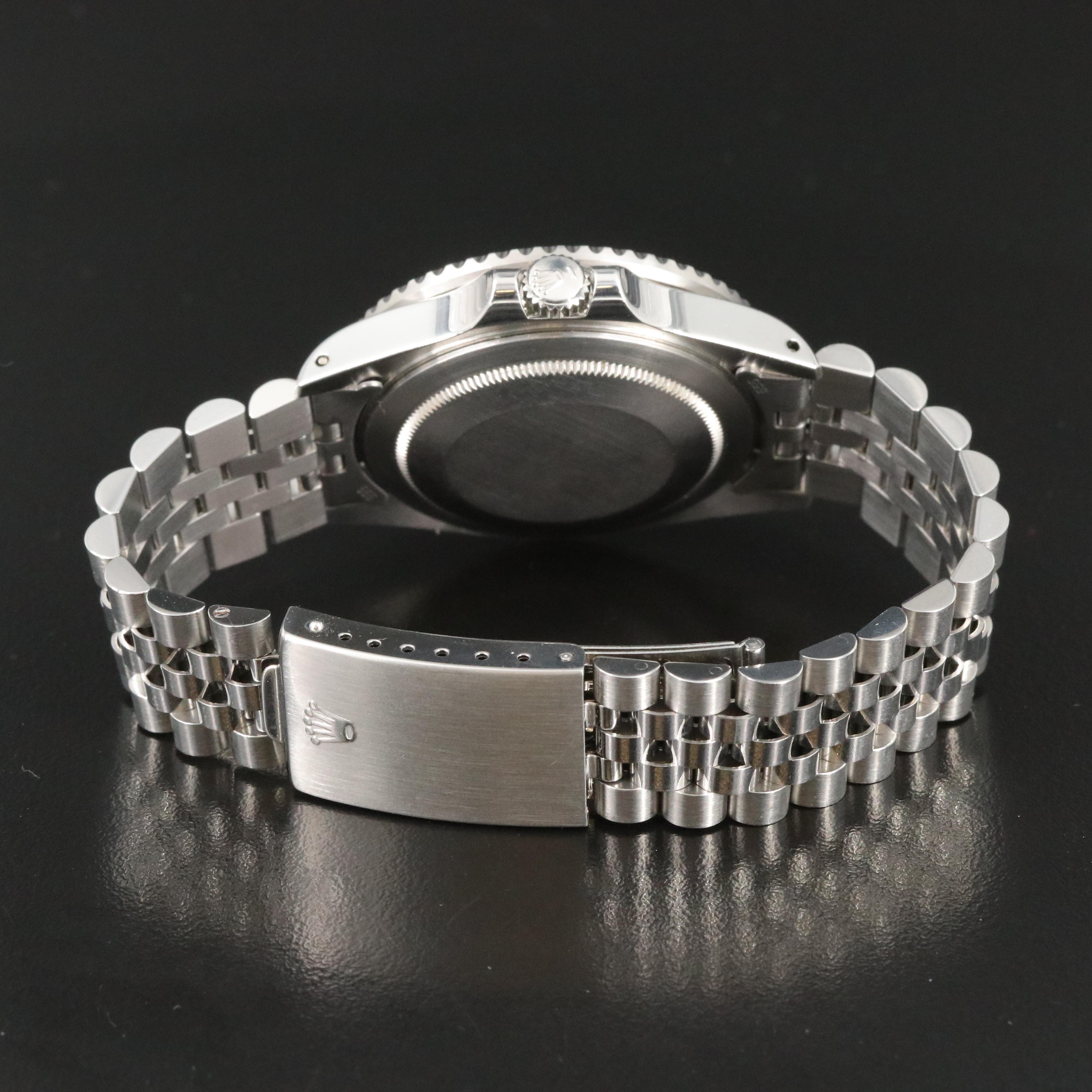 1987 Rolex GMT-Master II 16760 "Coke" Black Steel Automatic Watch