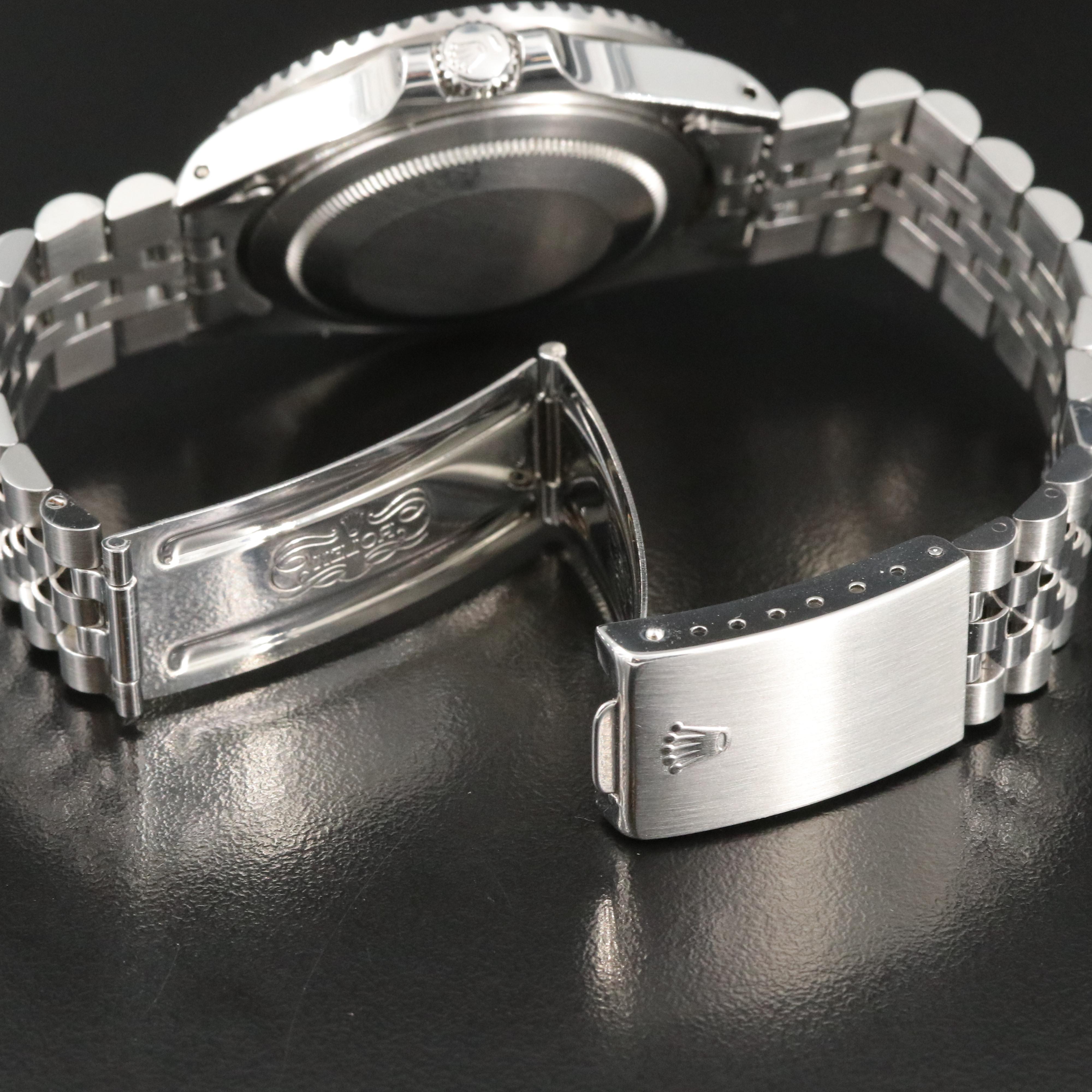 1987 Rolex GMT-Master II 16760 "Coke" Black Steel Automatic Watch