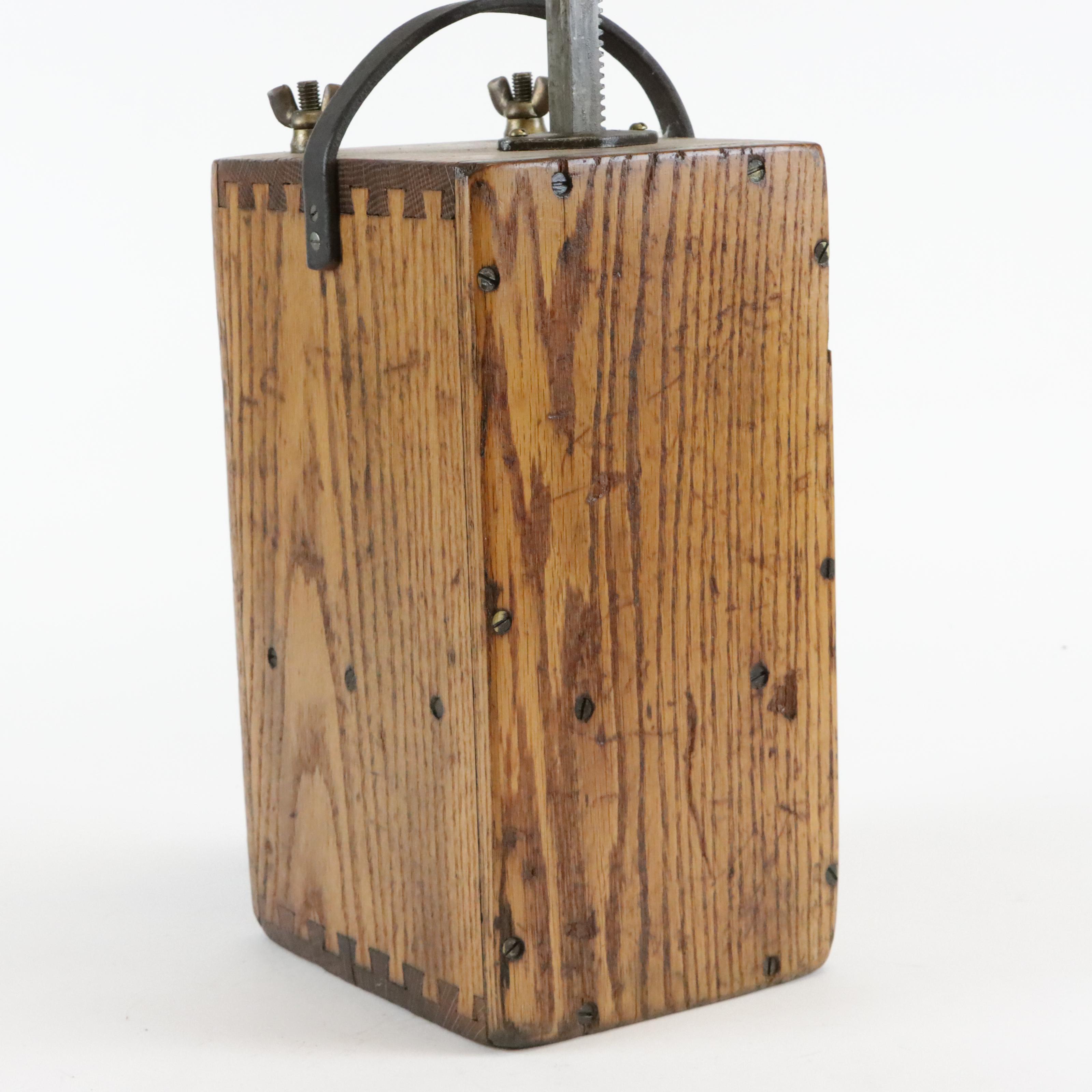 Fidelity Electric Co. "Blasting Machine" Dynamite Detonator Box, 1930s