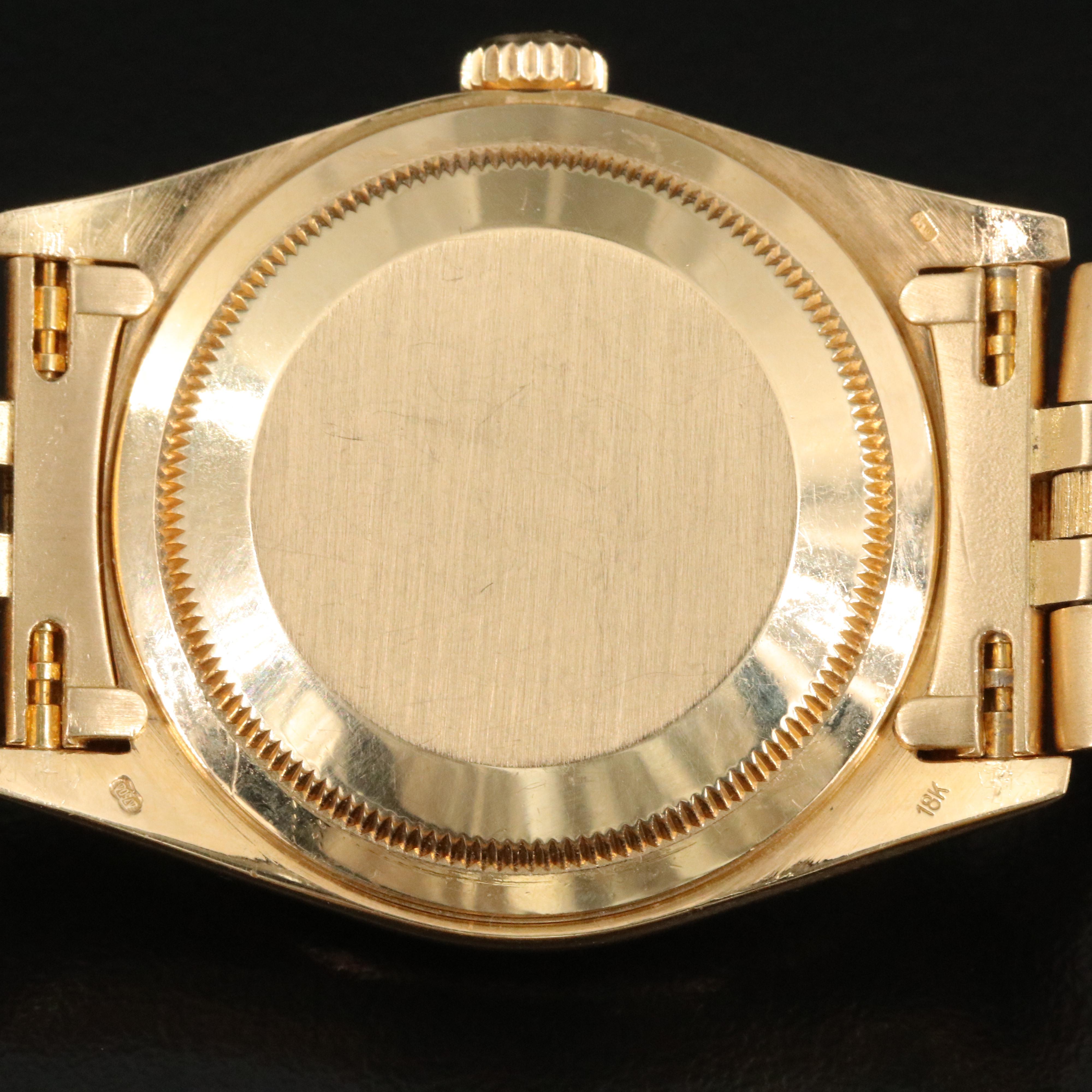 1993 - 1994 18K Rolex Linen Dial Model 16248, Datejust Watch