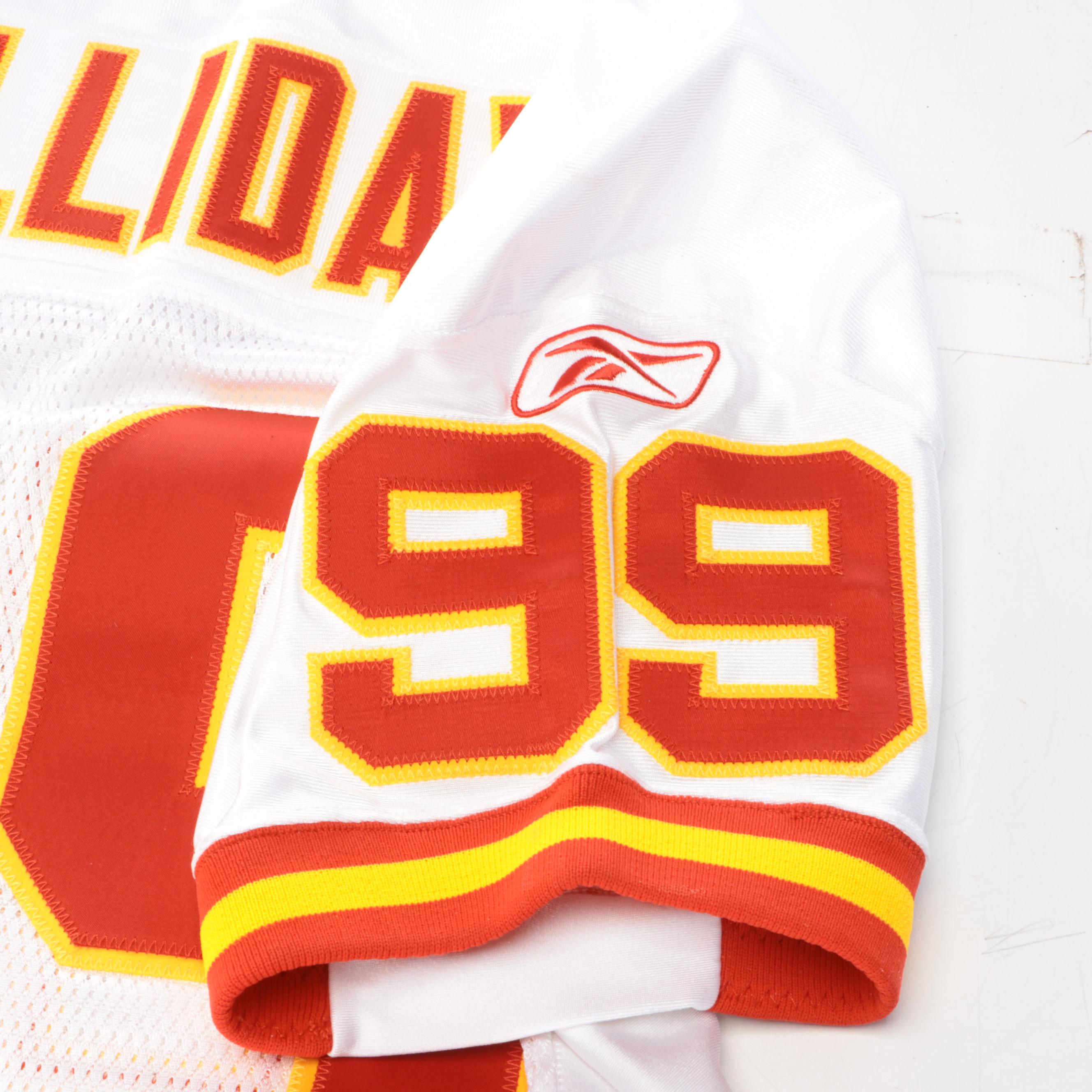 Vonnie Holliday Player Issued Kansas City Chiefs Jersey with Signed Football