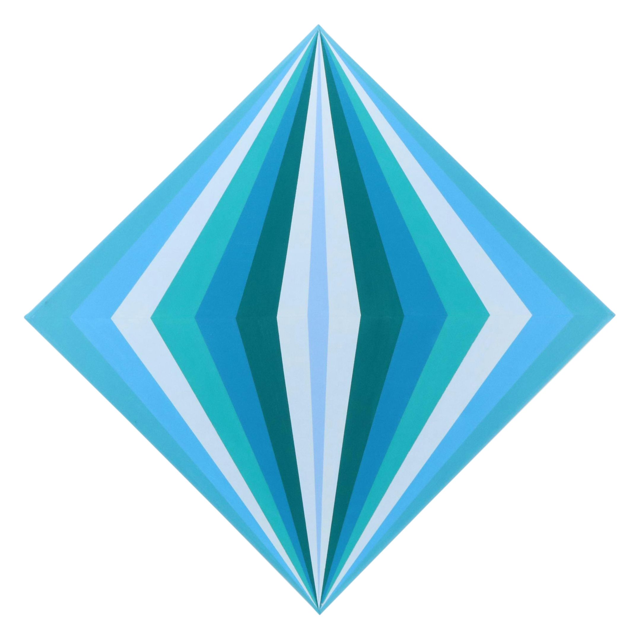 deSanto Op Art Acrylic Painting, 2024