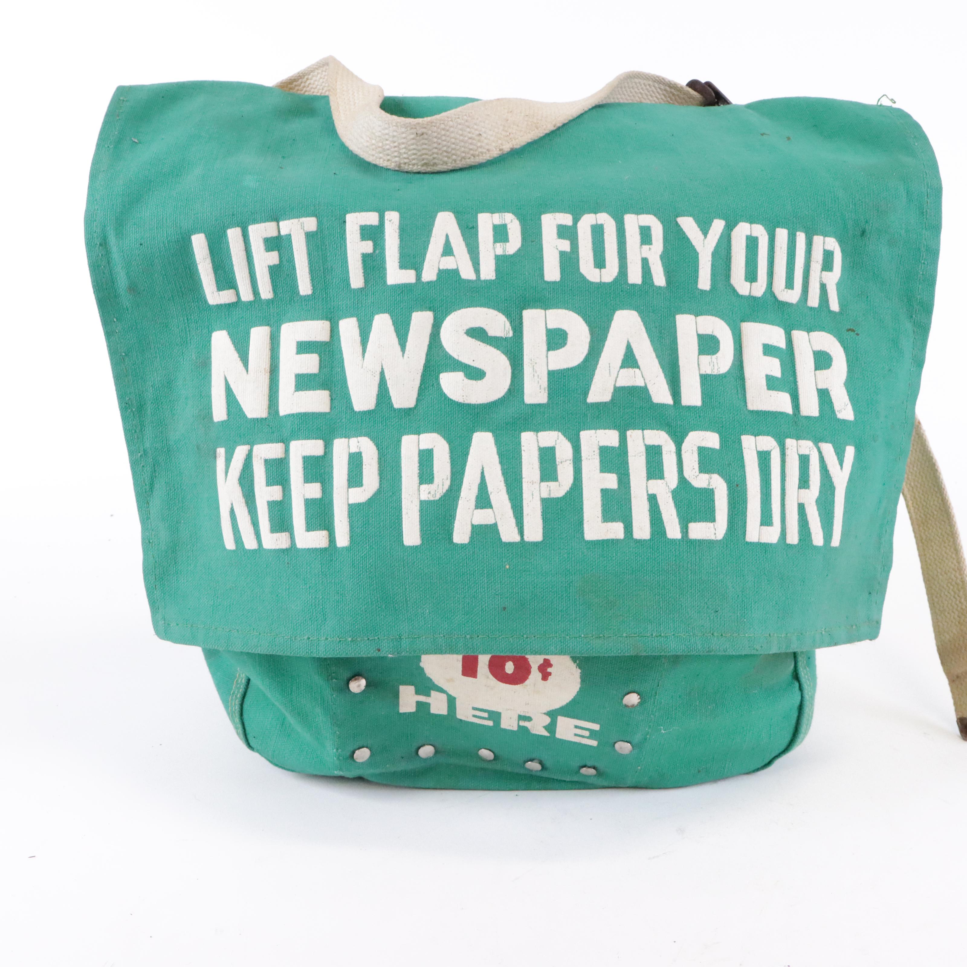 Johnson Fare Box Co. 7 Box Coin Changer & Newspaper Delivery Bag