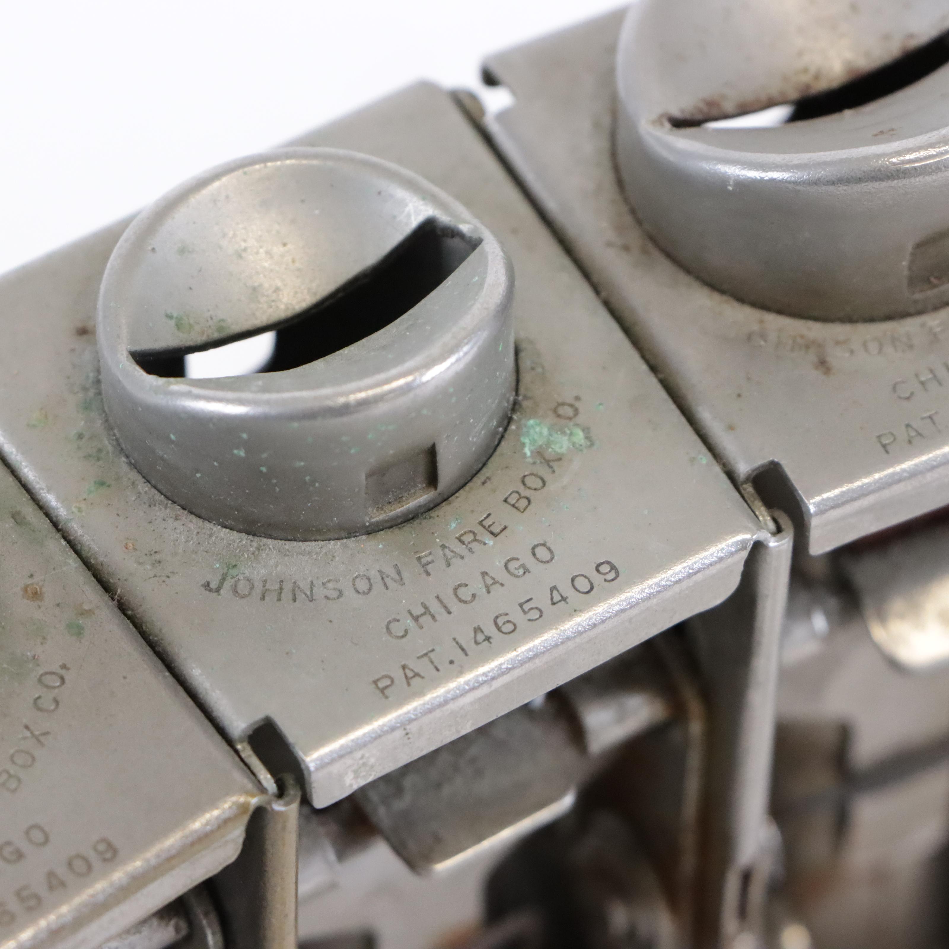 Johnson Fare Box Co. 7 Box Coin Changer & Newspaper Delivery Bag