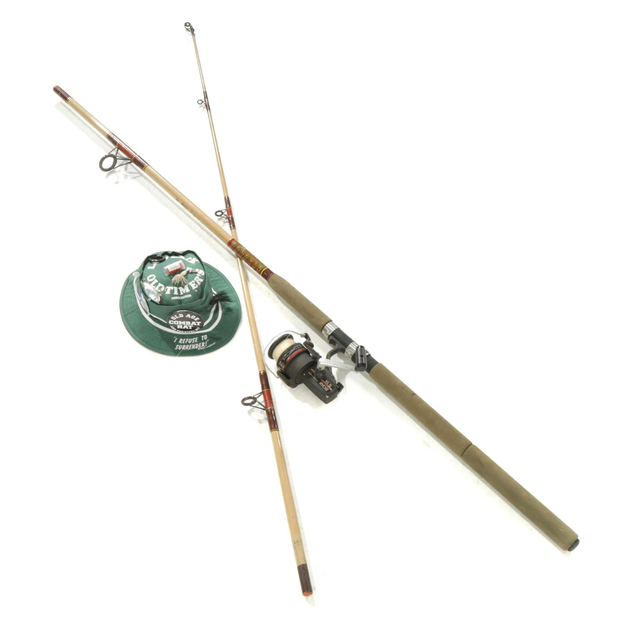 Master Tournament Eleven-Foot Fishing Rod with Ryobi SL5 Reel