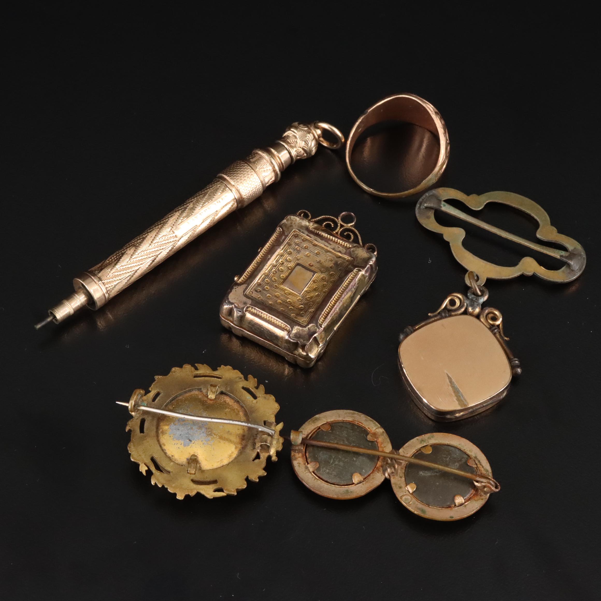 Jewelry Collection ft. John Holland Telescopic Mechanical Pencil & Dip Pen