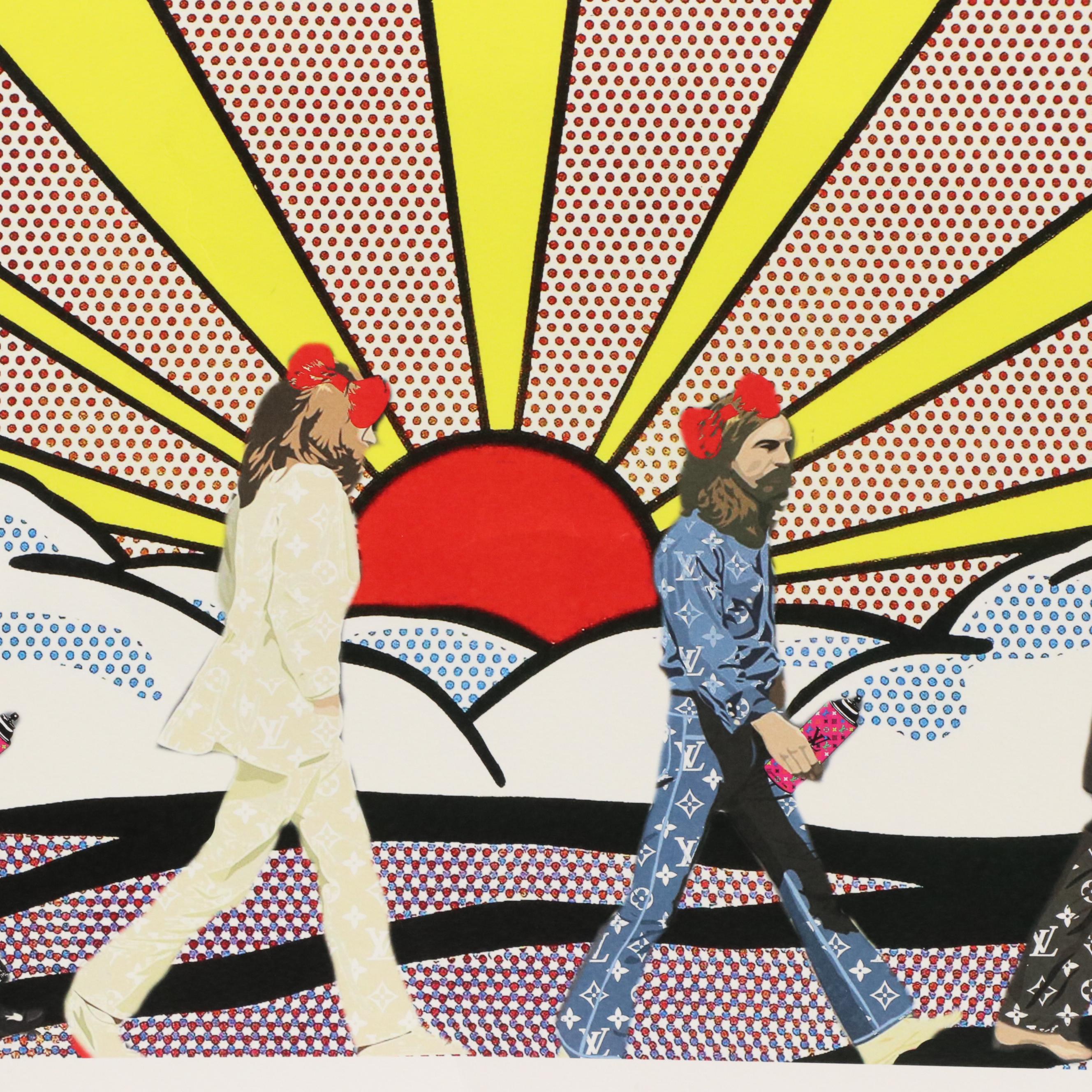 Death NYC Graphic Digital Print of The Beatles, 2022