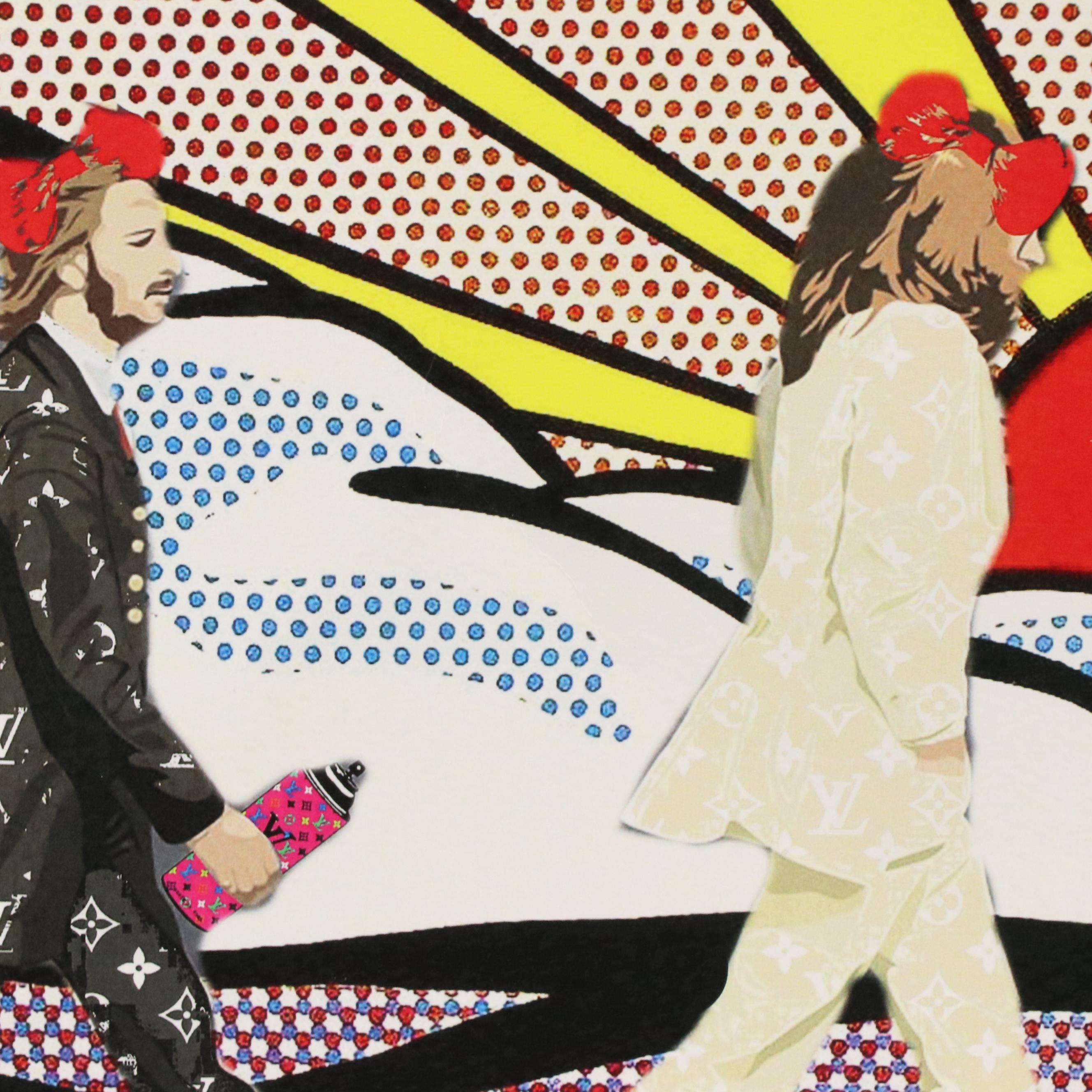 Death NYC Graphic Digital Print of The Beatles, 2022