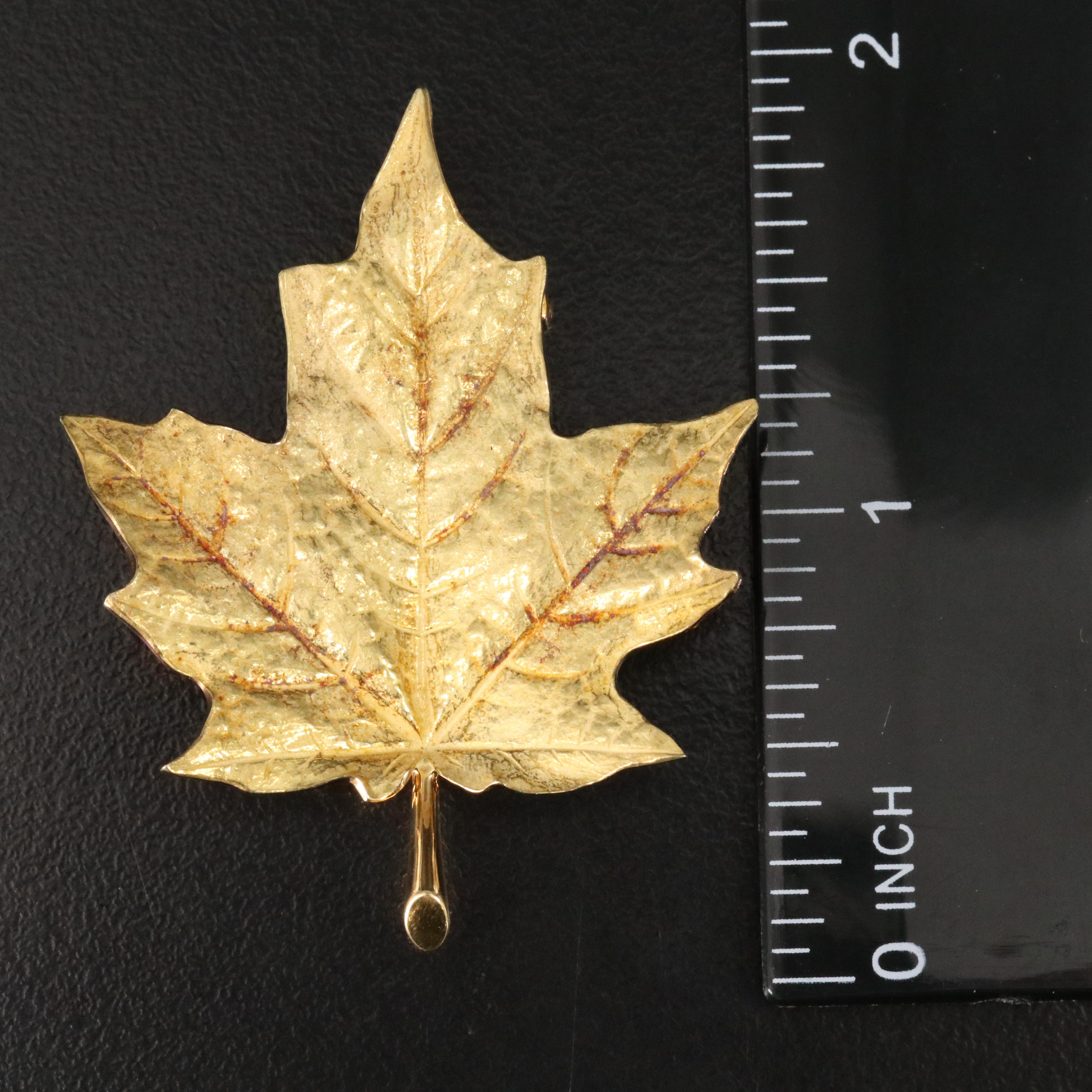 McTeigue & Co. for Tiffany & Co. 18K Maple Leaf Brooch