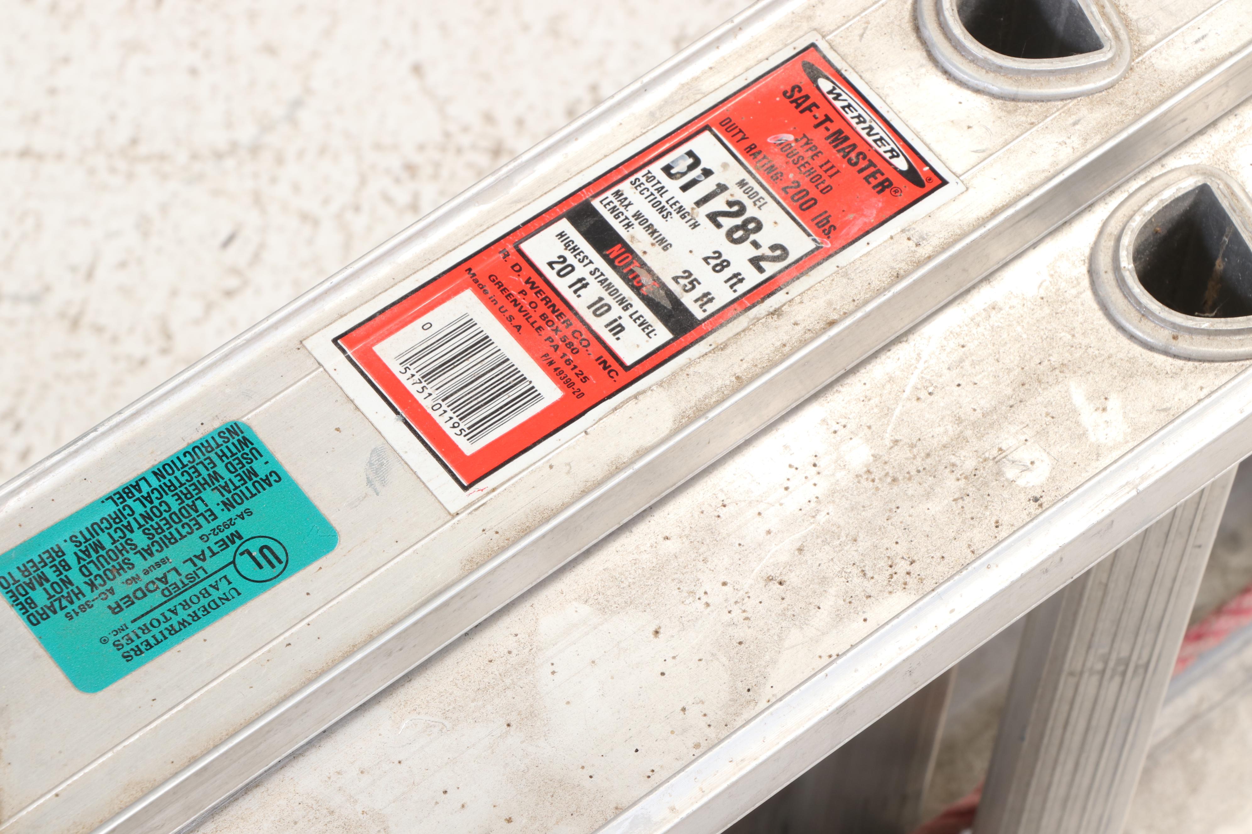 Werner 25' Saf-T-Master Aluminum Ladder