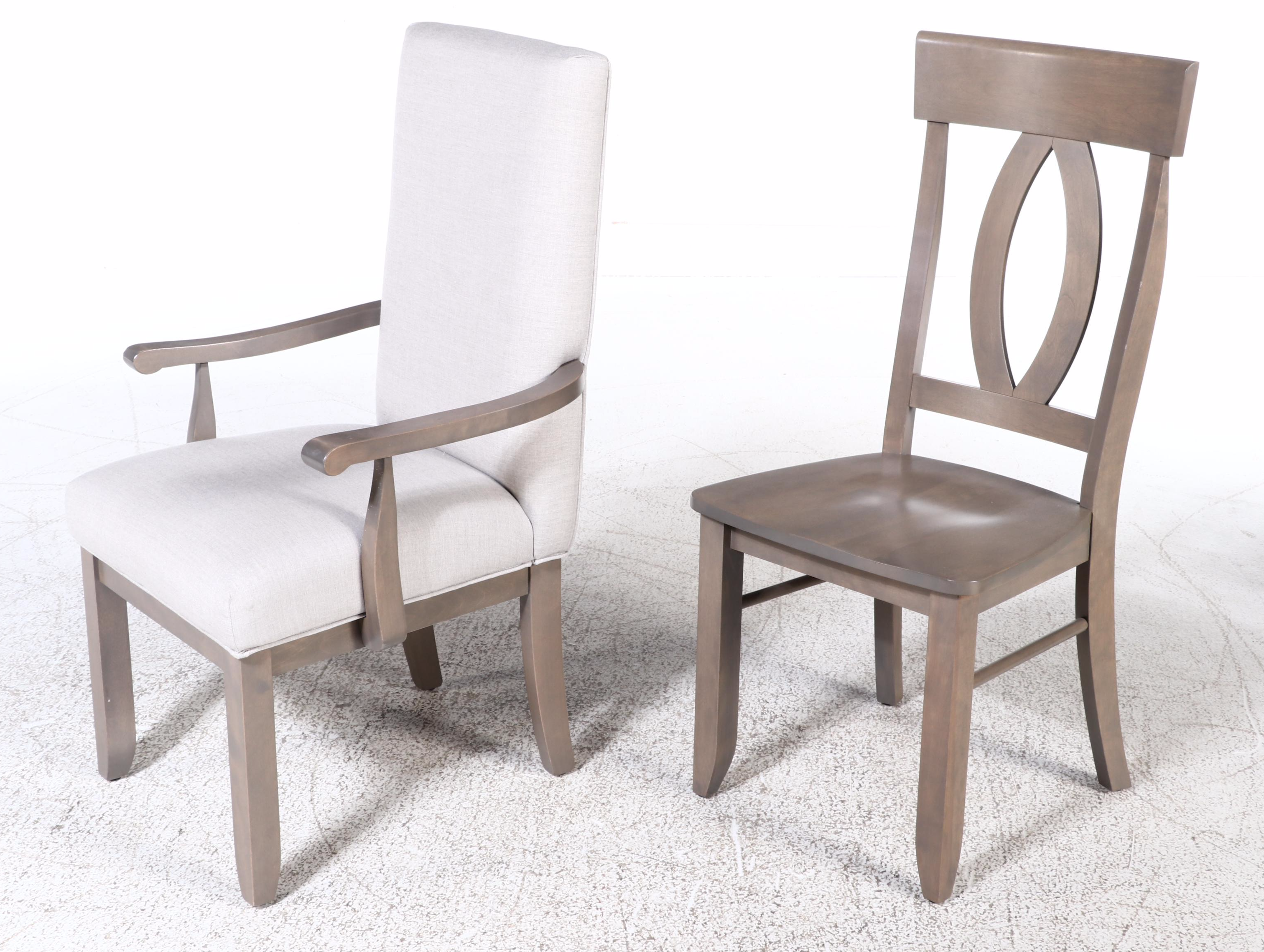 Nine-Piece Canadel Hardwood Dining Set