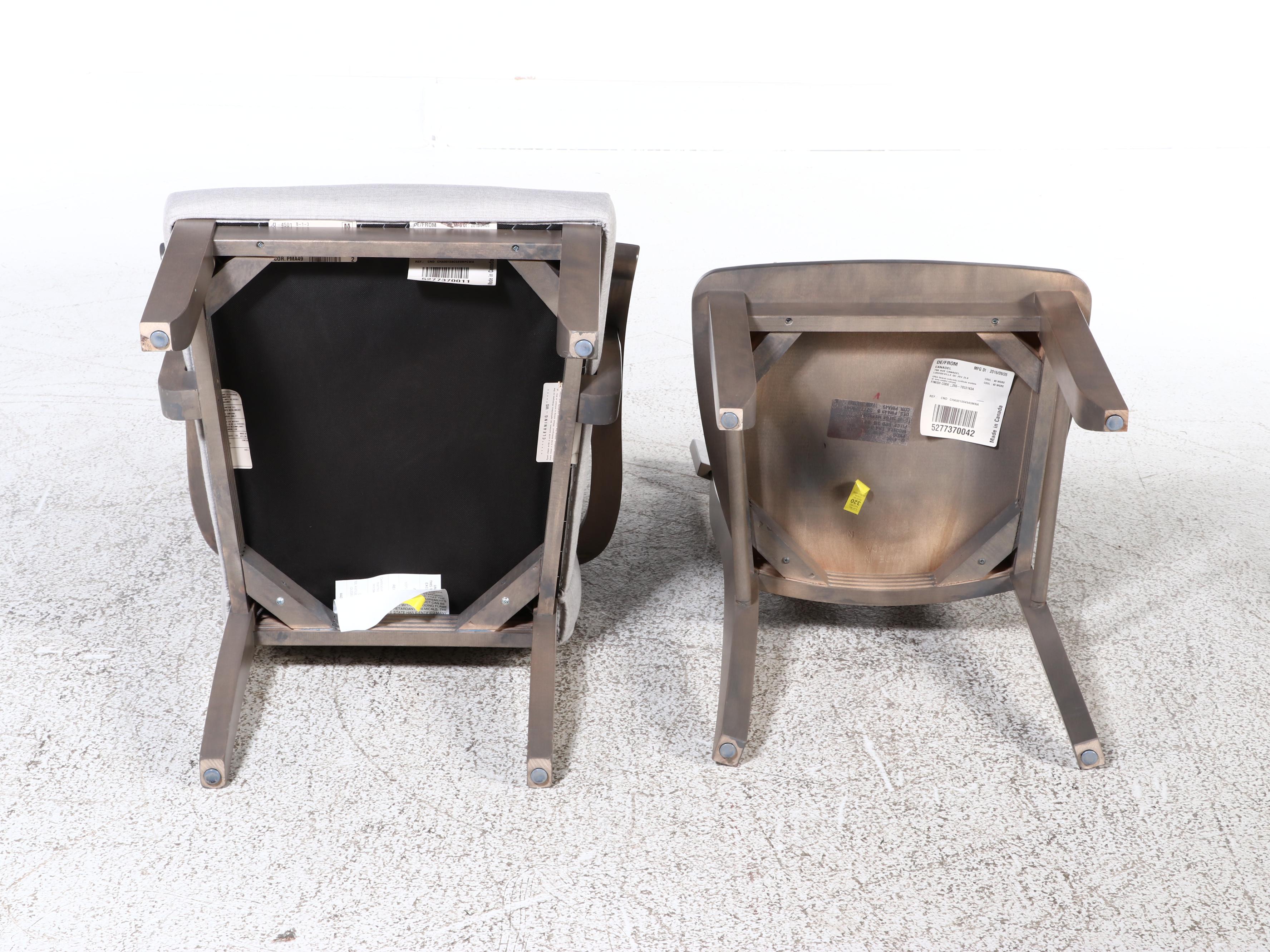 Nine-Piece Canadel Hardwood Dining Set