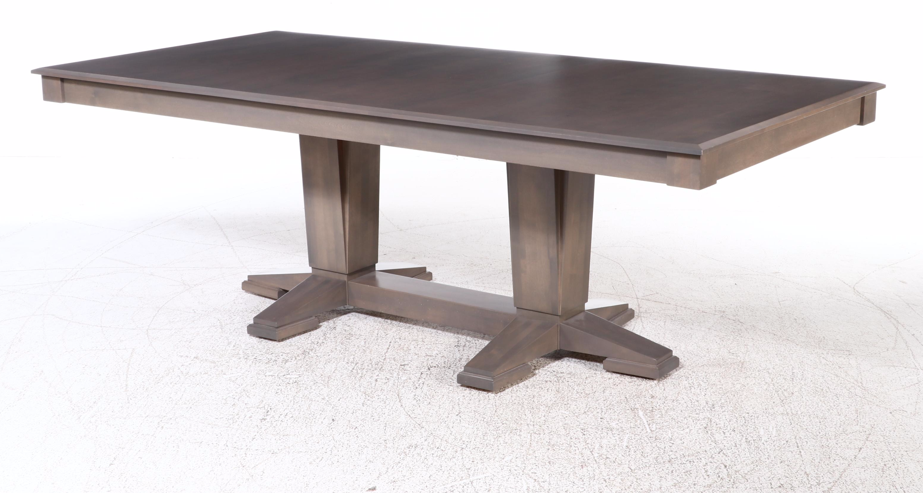 Nine-Piece Canadel Hardwood Dining Set