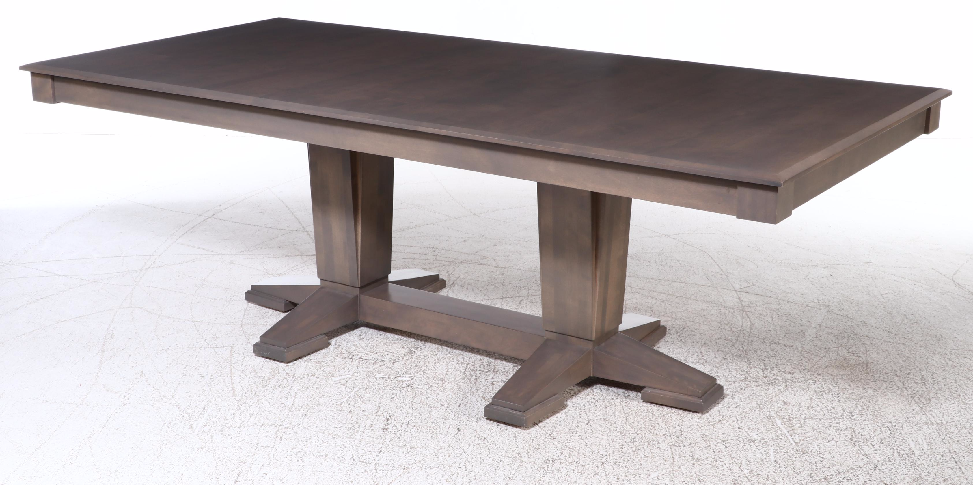 Nine-Piece Canadel Hardwood Dining Set